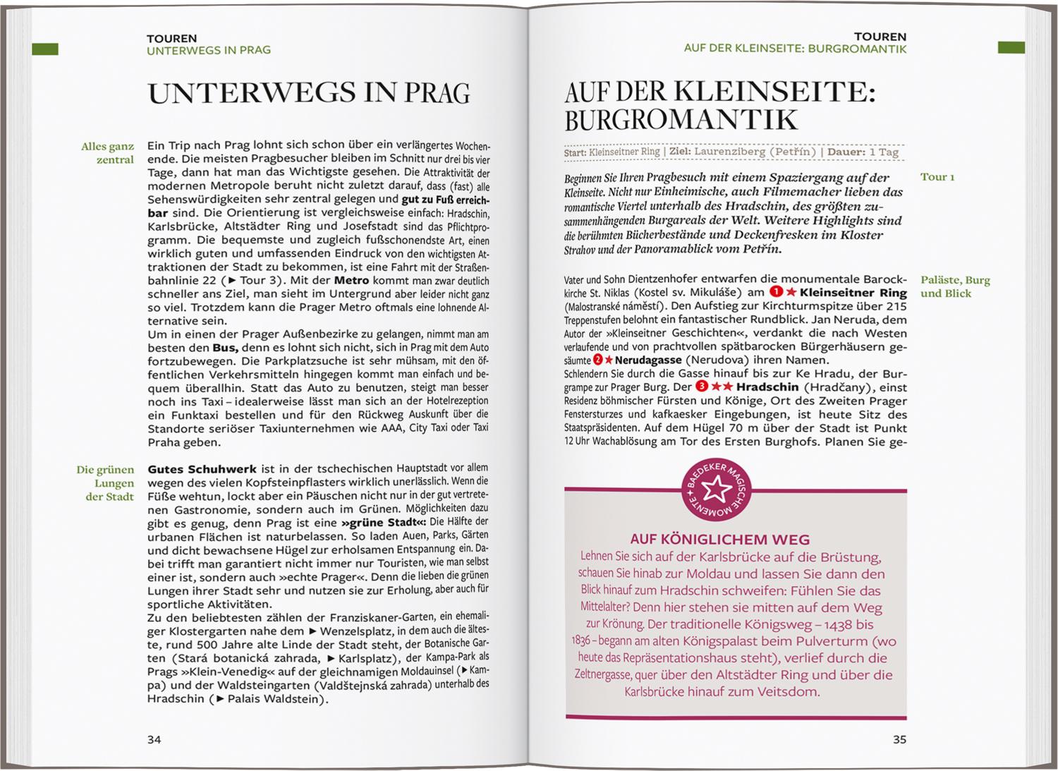 Beispielinhalt (Bild) Baedeker Reiseführer Prag