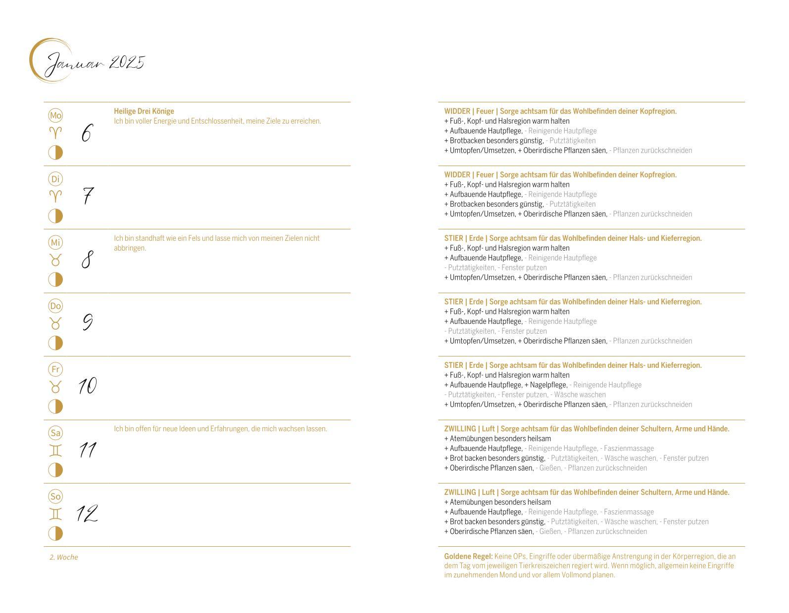 Beispielinhalt (Bild) Bloom with the Moon 2025