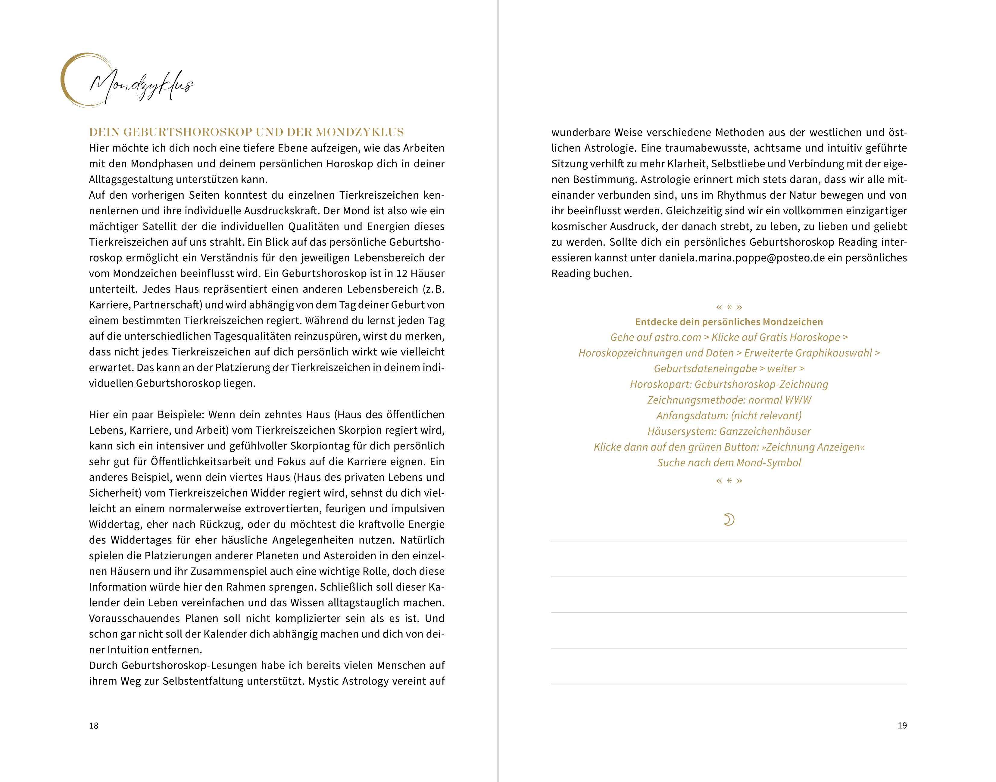 Beispielinhalt (Bild) Bloom with the Moon 2025