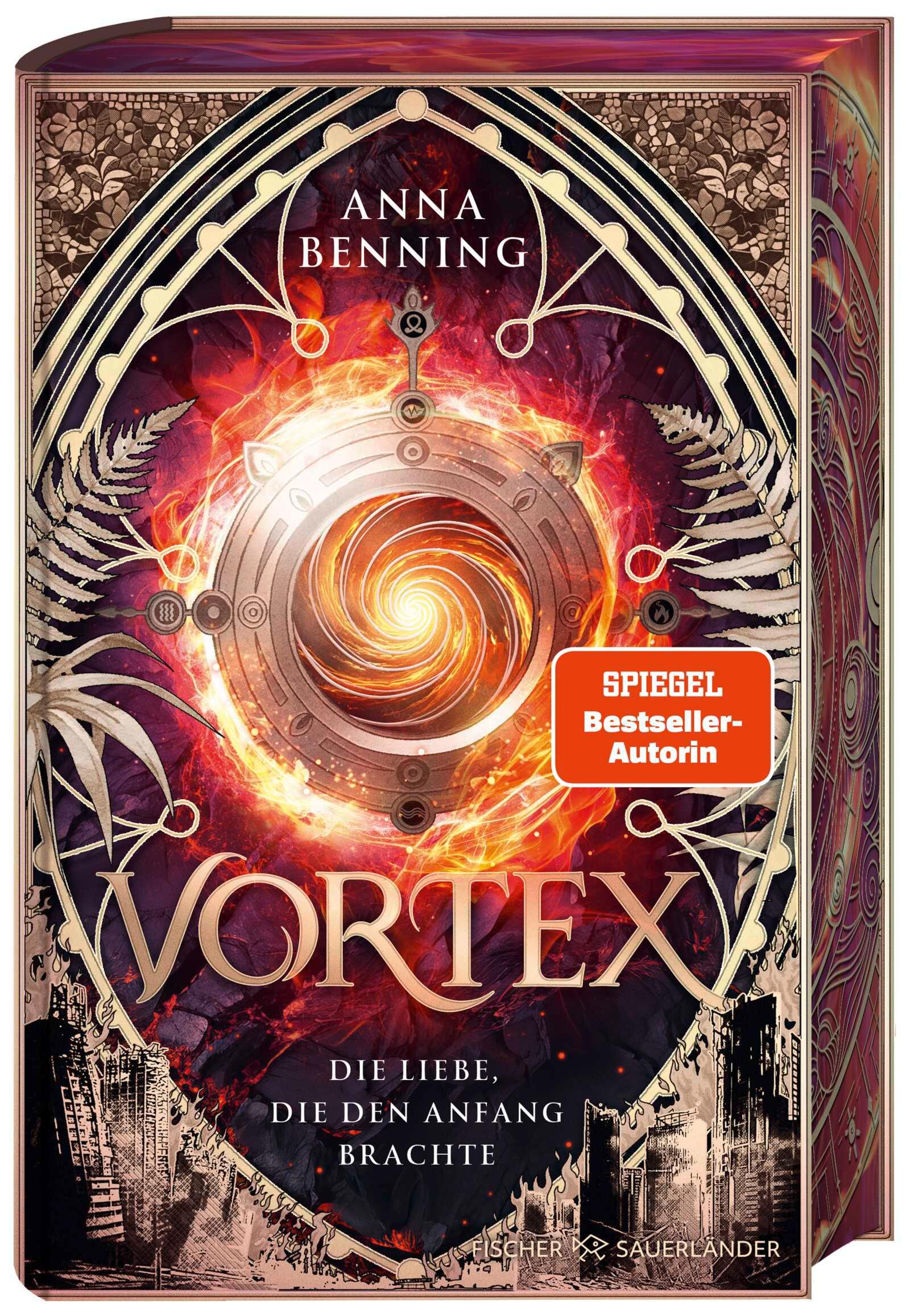 Vorderes Coverbild Vortex - Die Liebe, die den Anfang brachte Schmuckausgabe