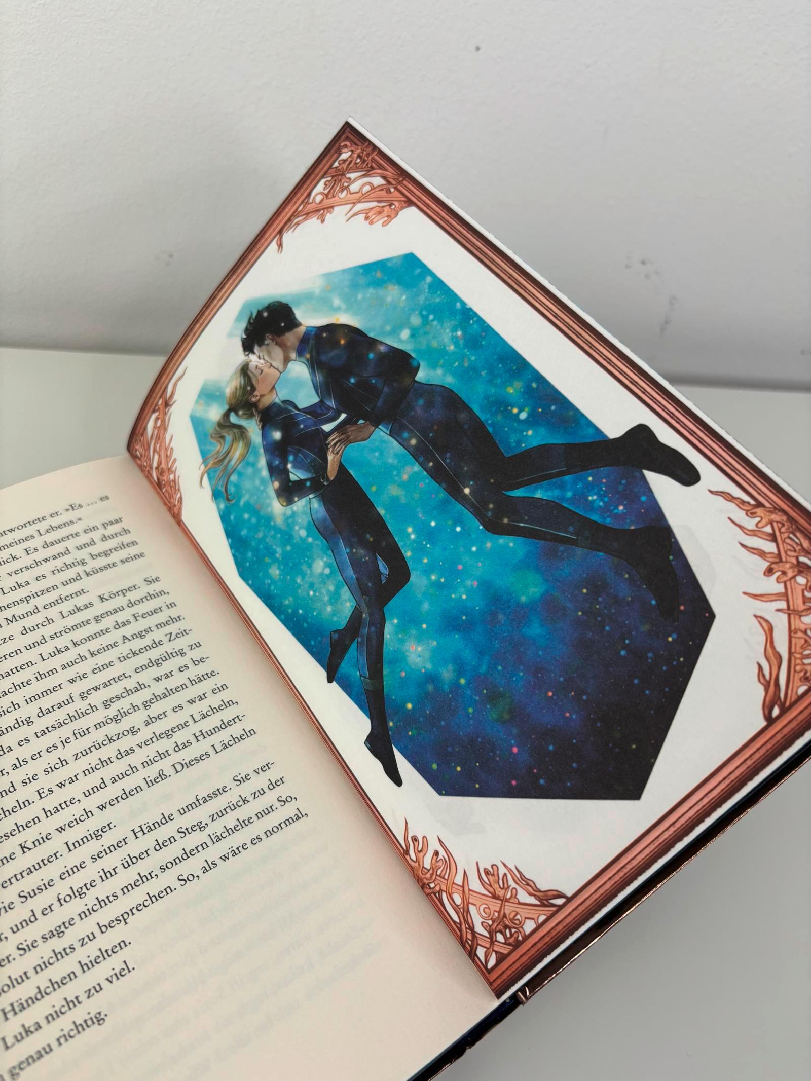 Beispielinhalt (Bild) Vortex - Das Mädchen, das die Zeit durchbrach Schmuckausgabe