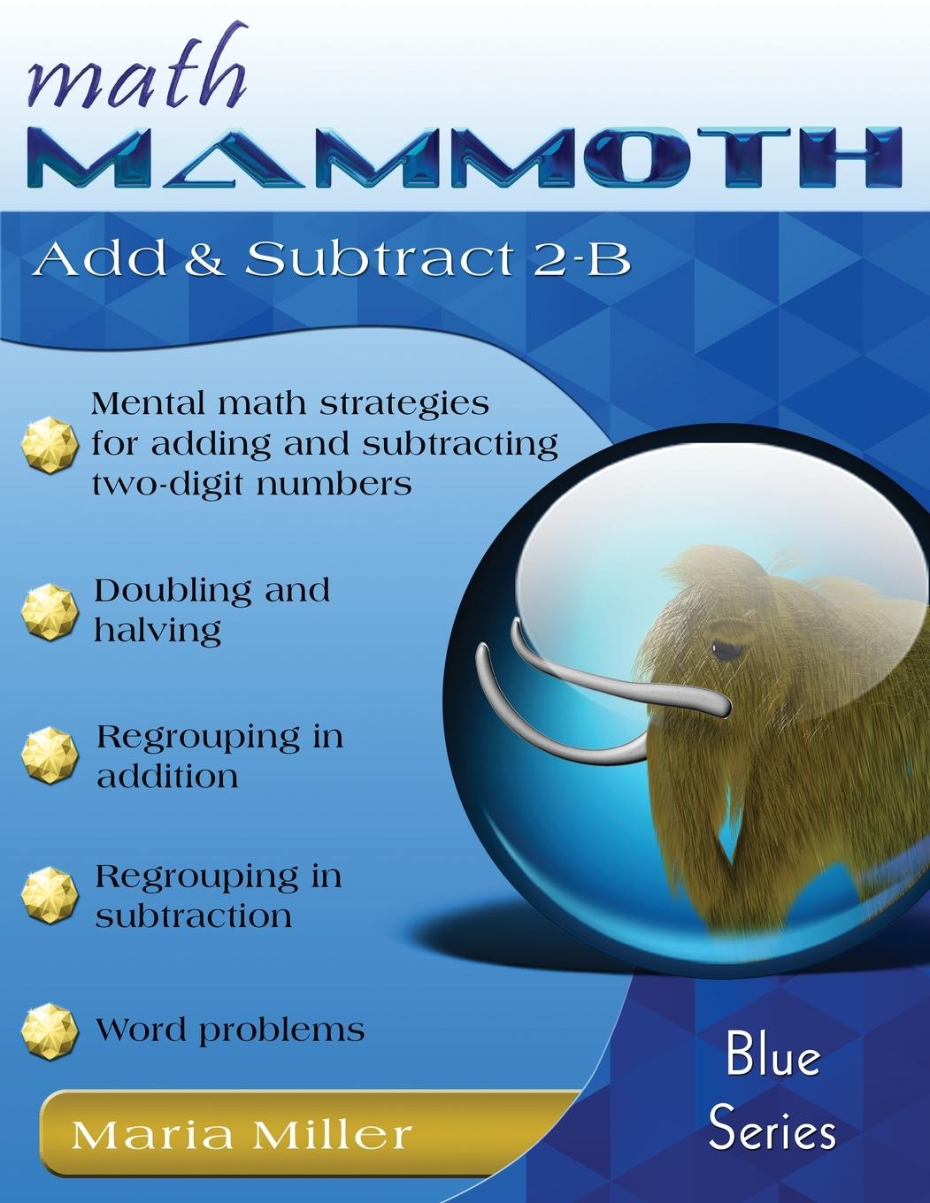 Vorderes Coverbild Math Mammoth Add & Subtract 2-B