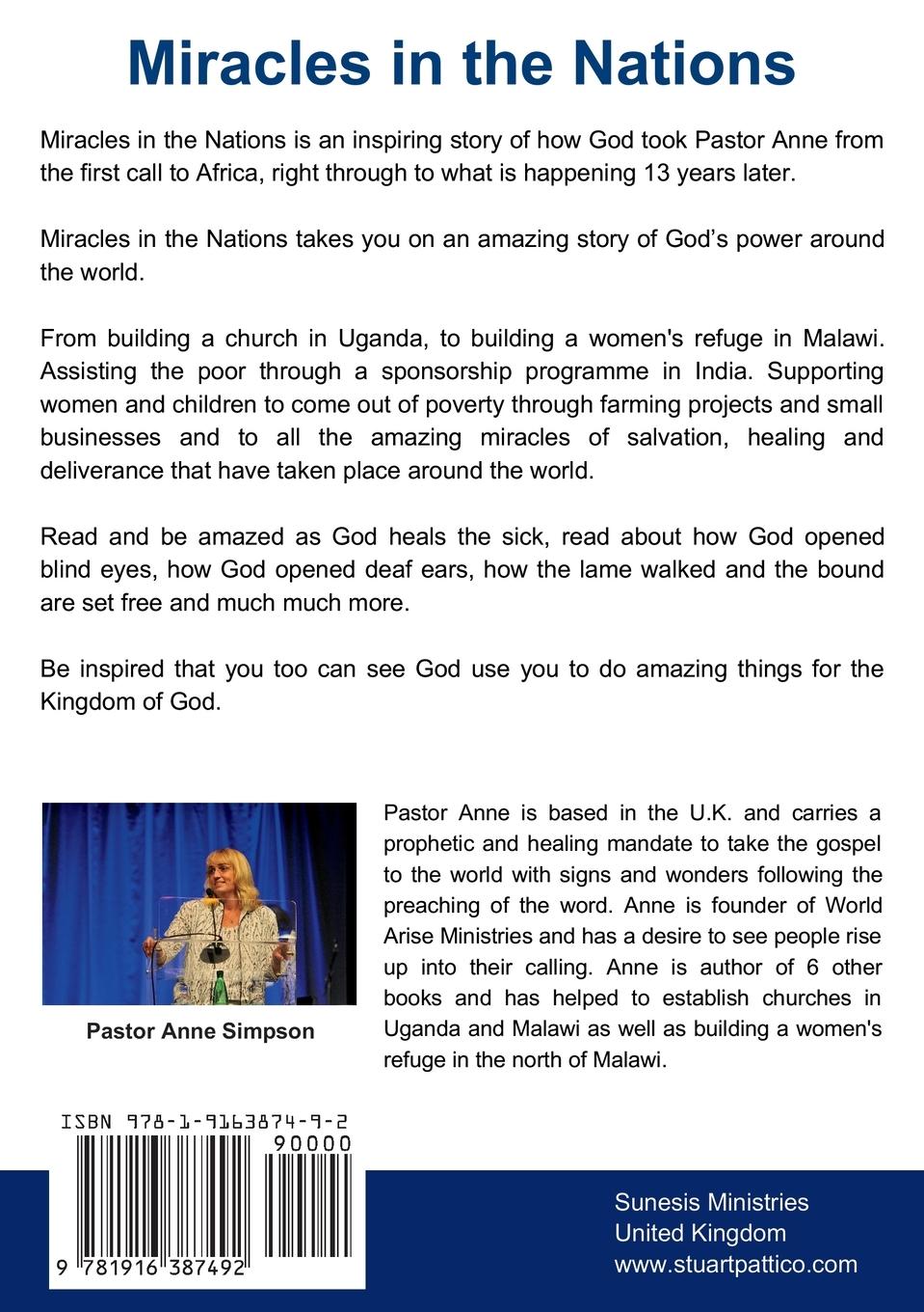 Rückseitencover Miracles in the Nations