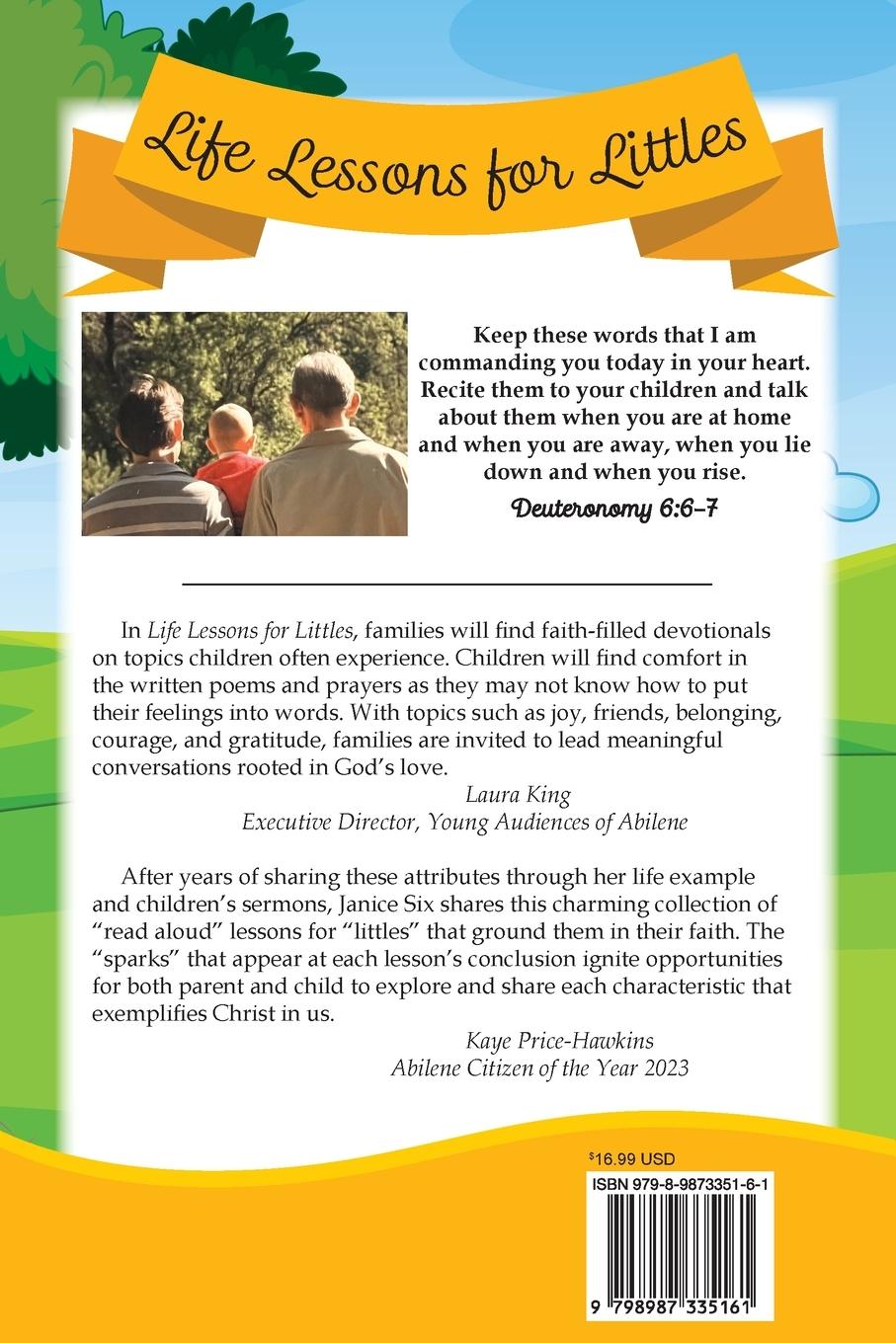 Rückseitencover Life Lessons for LIttles