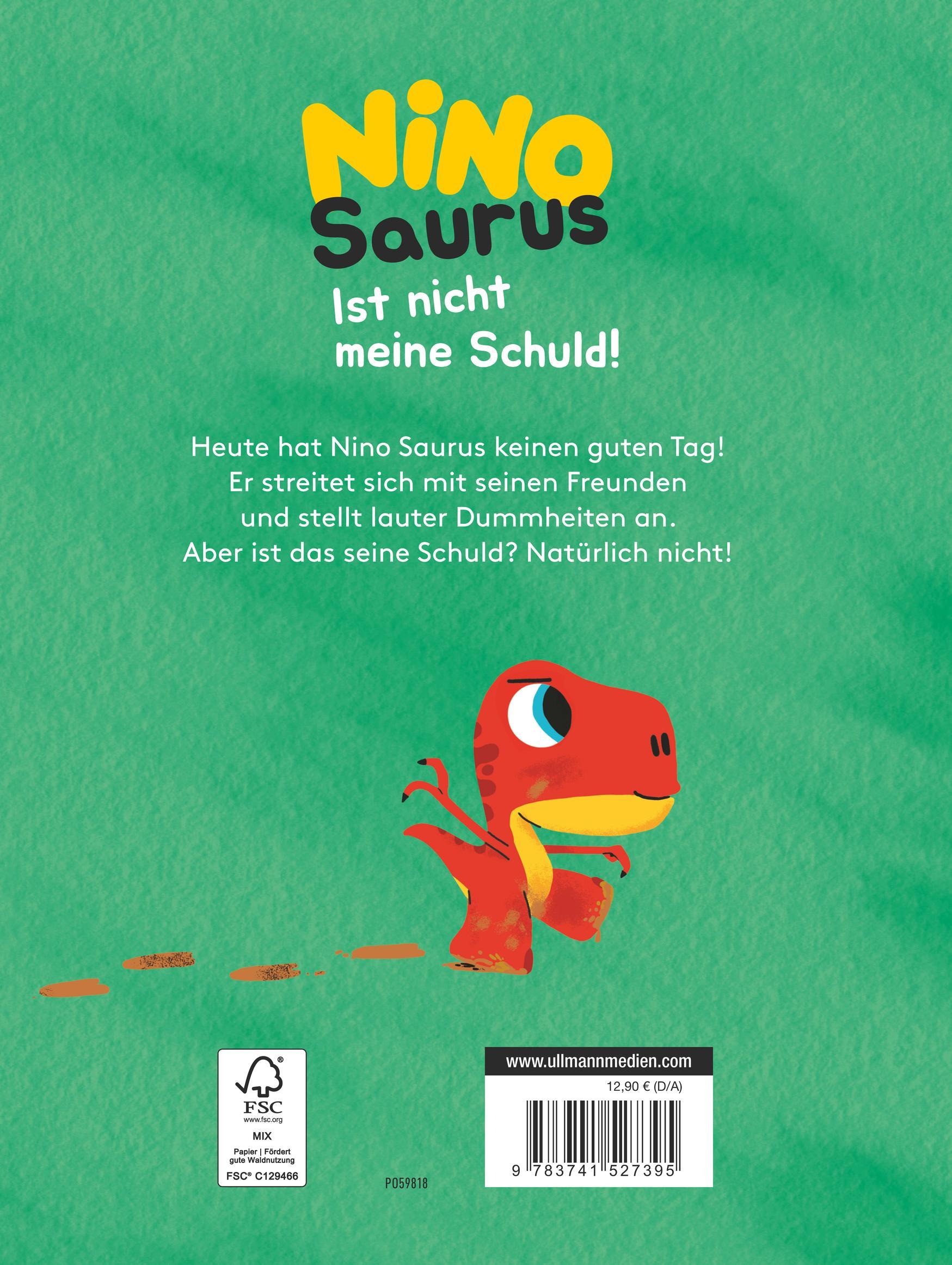 Rückseitencover Nino Saurus - Ist nicht meine Schuld!
