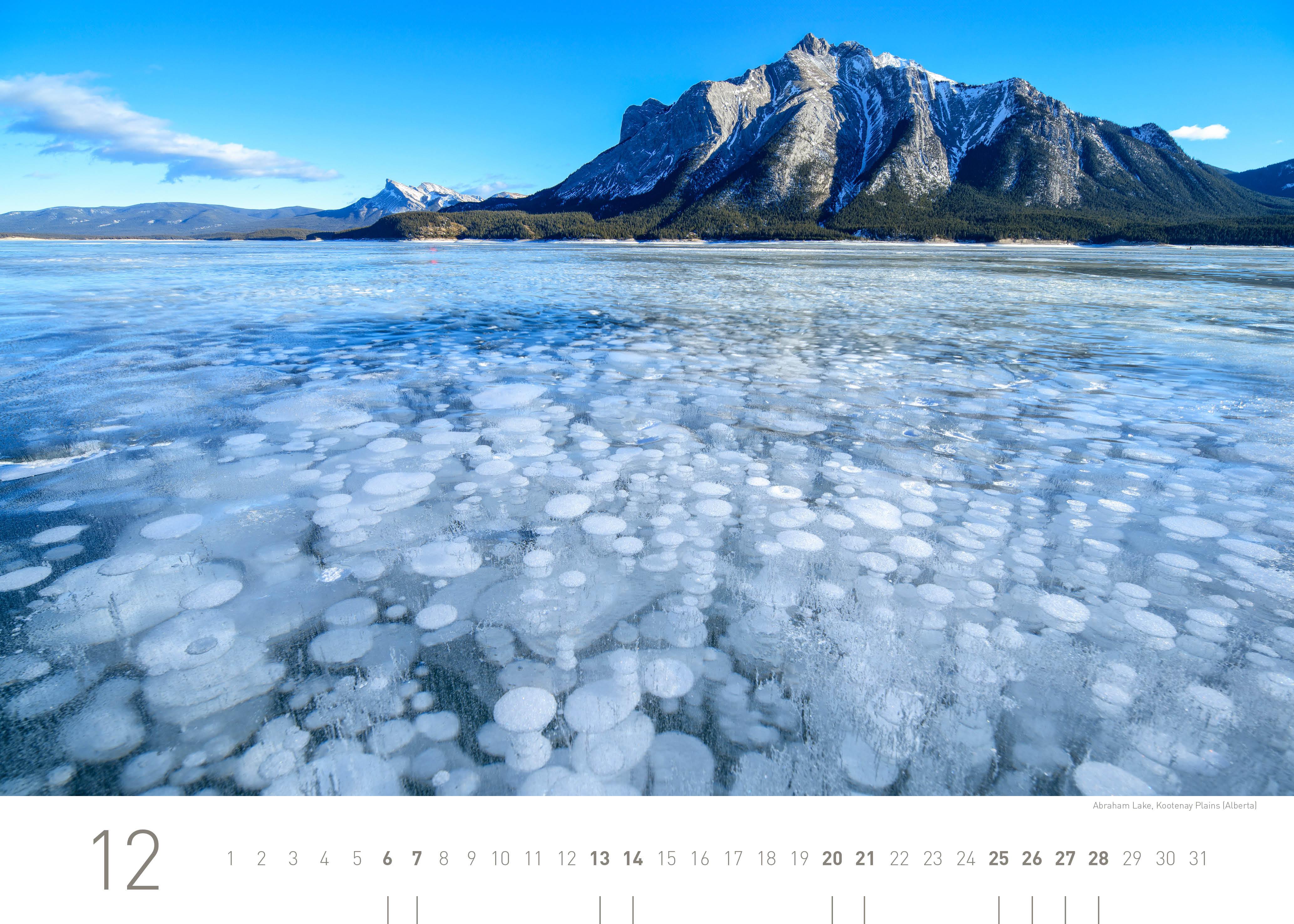 Beispielinhalt (Bild) 360° Kanada Exklusivkalender 2025