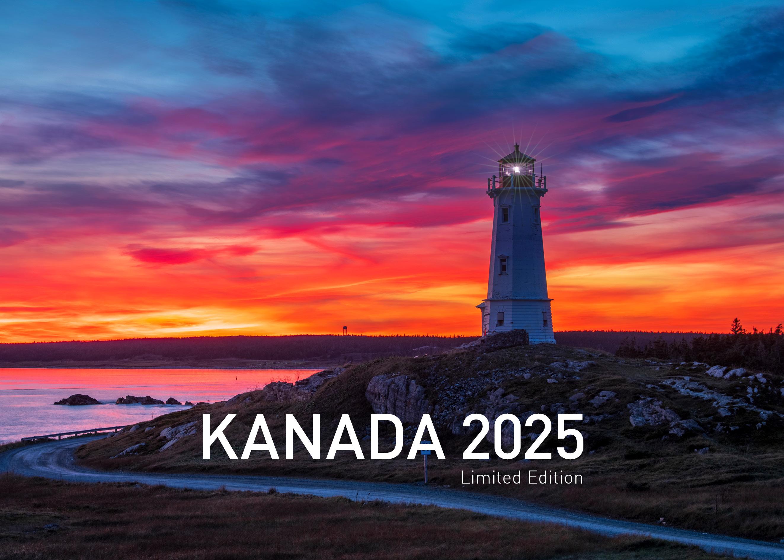 Vorderes Coverbild 360° Kanada Exklusivkalender 2025
