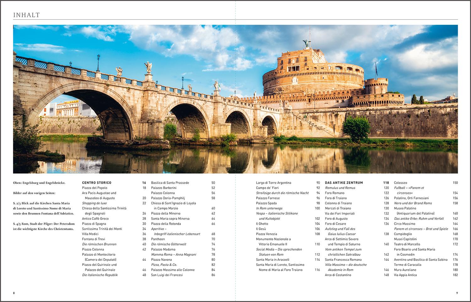 Beispielinhalt (Bild) KUNTH Rom. Das Buch