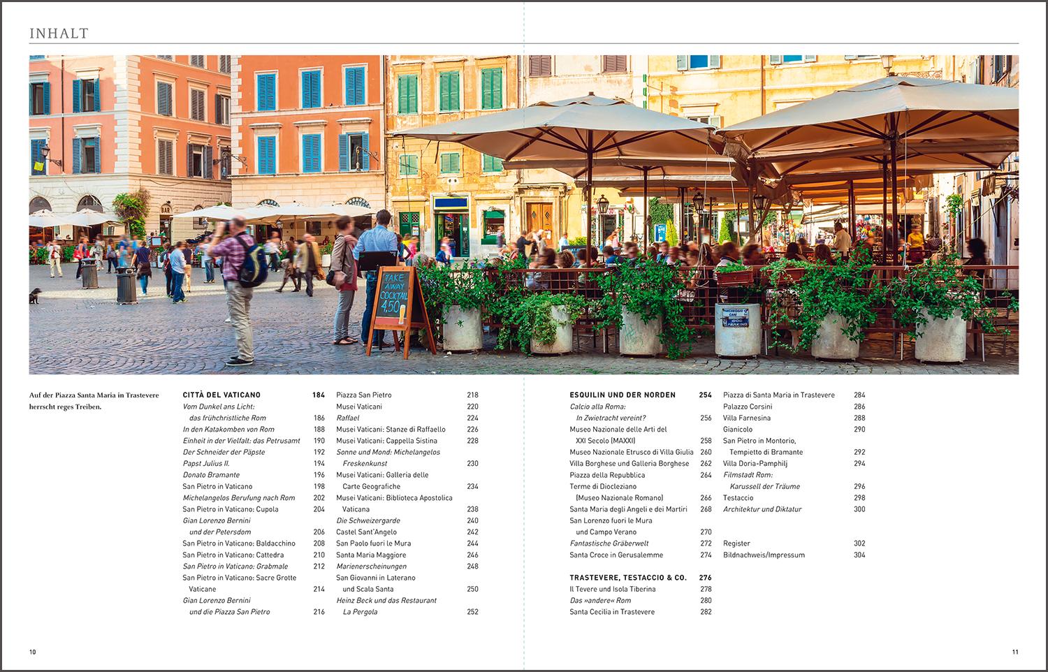 Beispielinhalt (Bild) KUNTH Rom. Das Buch