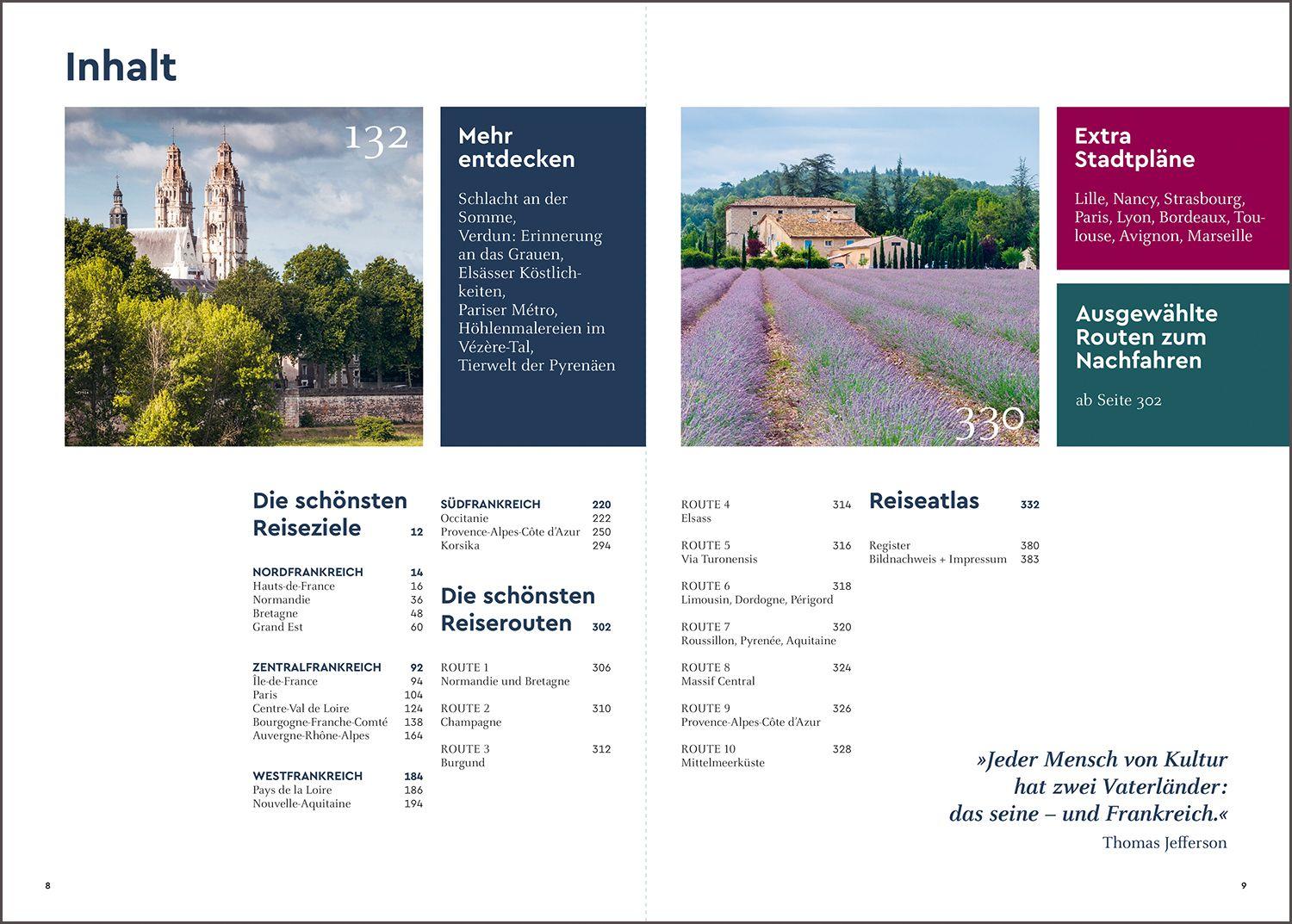 Beispielinhalt (Bild) KUNTH Unterwegs in Frankreich
