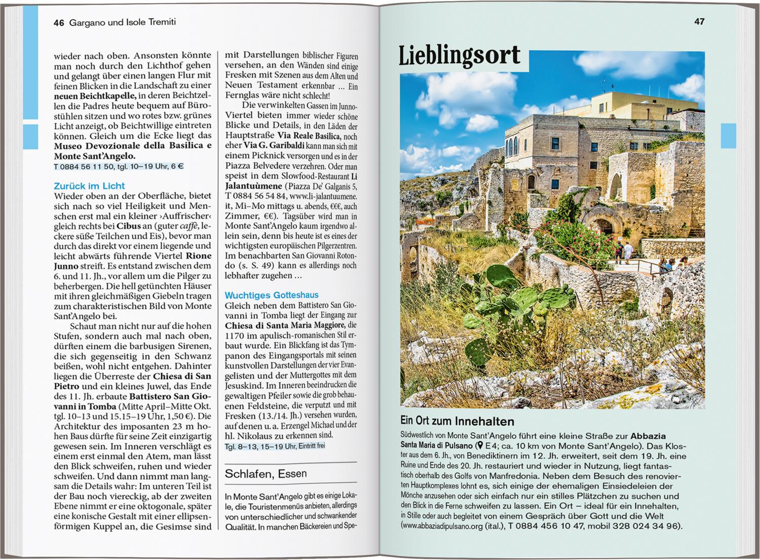 Beispielinhalt (Bild) DUMONT Reise-Taschenbuch Reiseführer Apulien