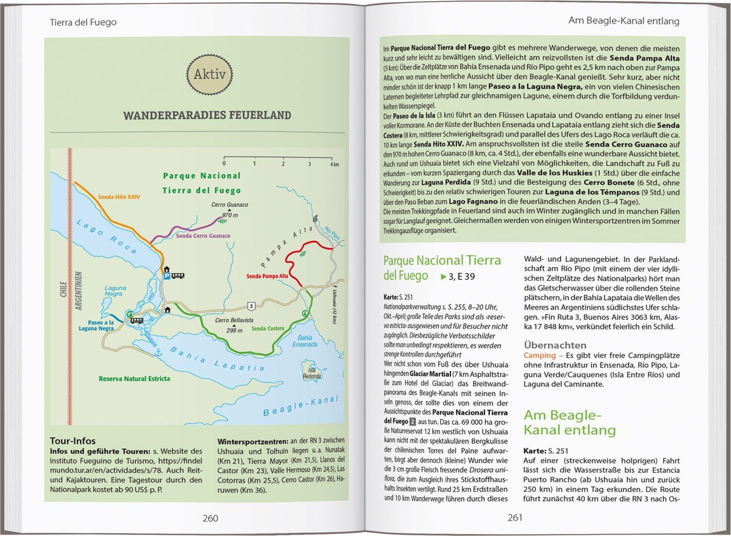 Beispielinhalt (Bild) DUMONT Reise-Handbuch Reiseführer Argentinien