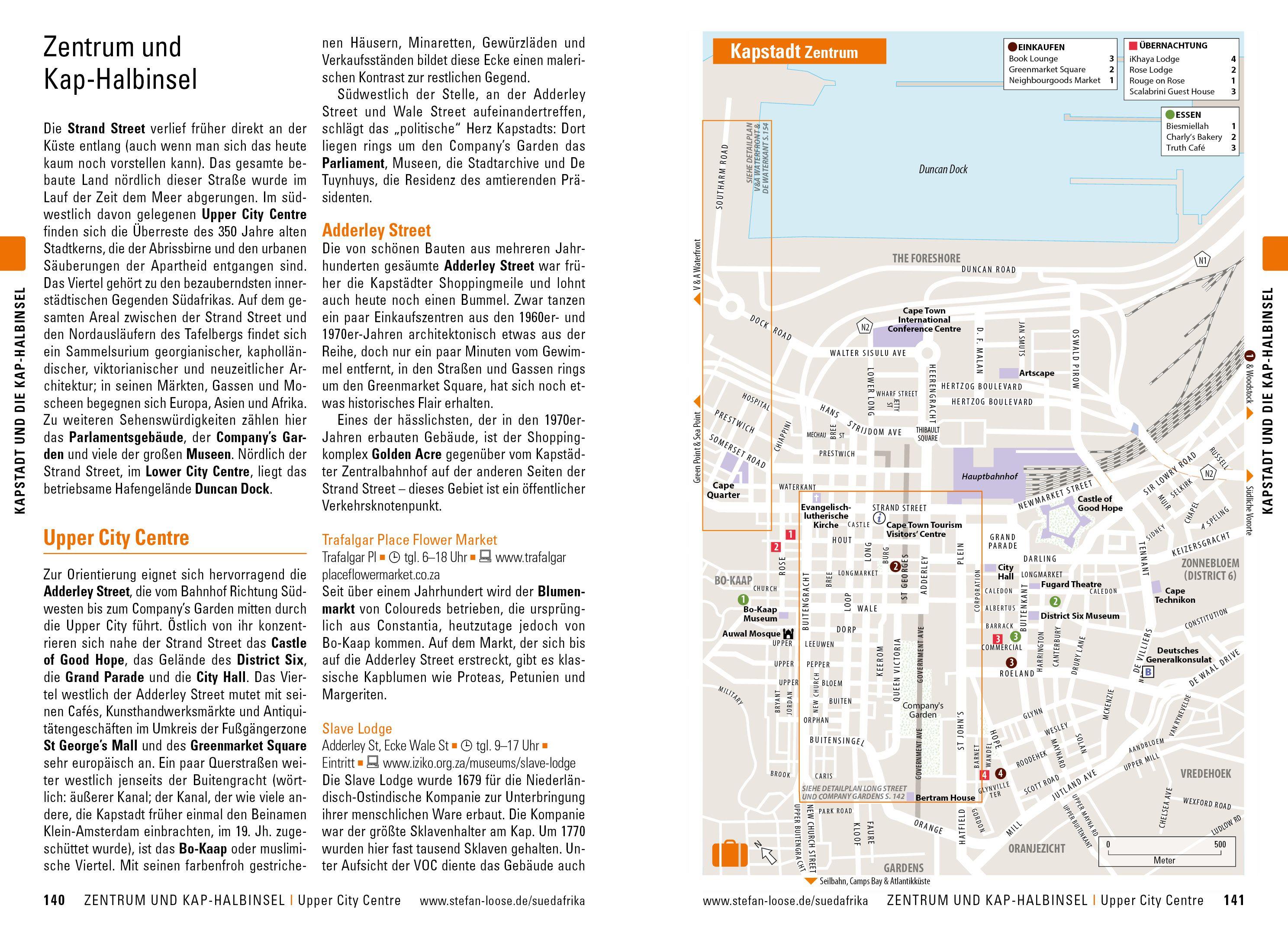 Beispielinhalt (Bild) Stefan Loose Reiseführer Südafrika, Lesotho und eSwatini