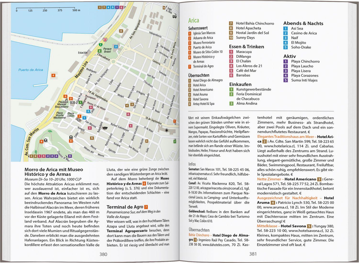 Beispielinhalt (Bild) DUMONT Reise-Handbuch Reiseführer Chile mit Osterinsel