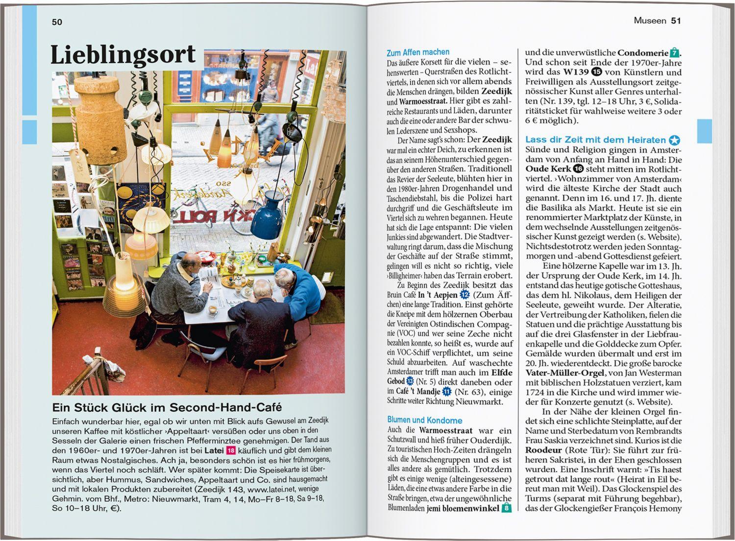 Beispielinhalt (Bild) DUMONT Reise-Taschenbuch Reiseführer Amsterdam