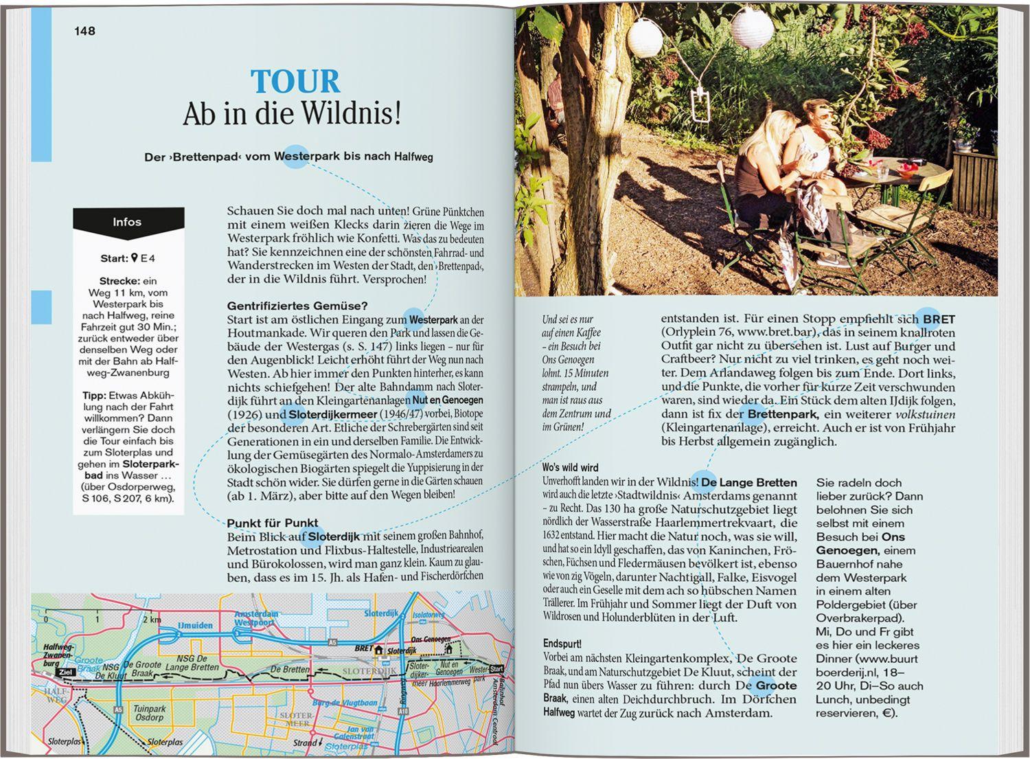 Beispielinhalt (Bild) DUMONT Reise-Taschenbuch Reiseführer Amsterdam