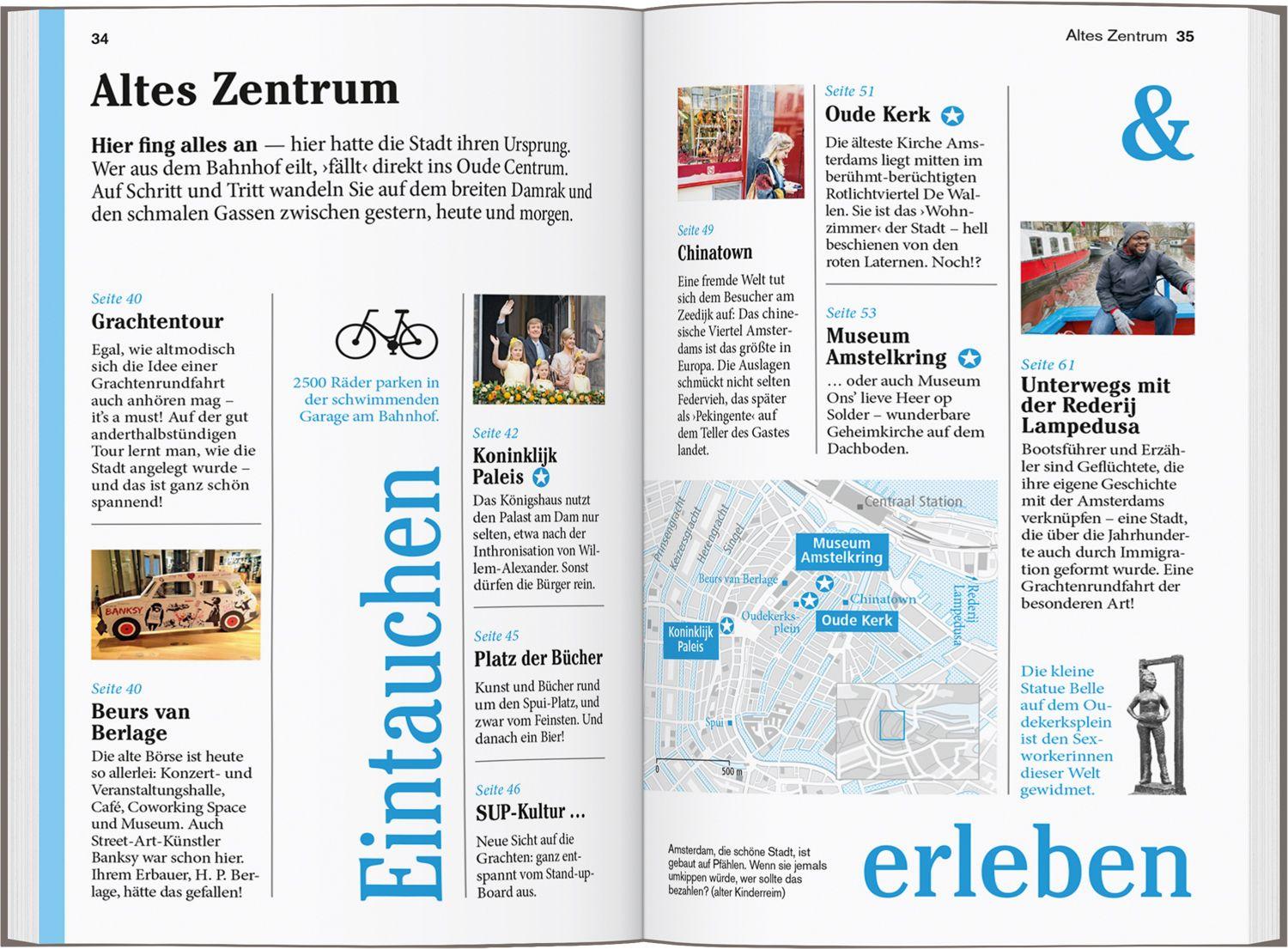 Beispielinhalt (Bild) DUMONT Reise-Taschenbuch Reiseführer Amsterdam