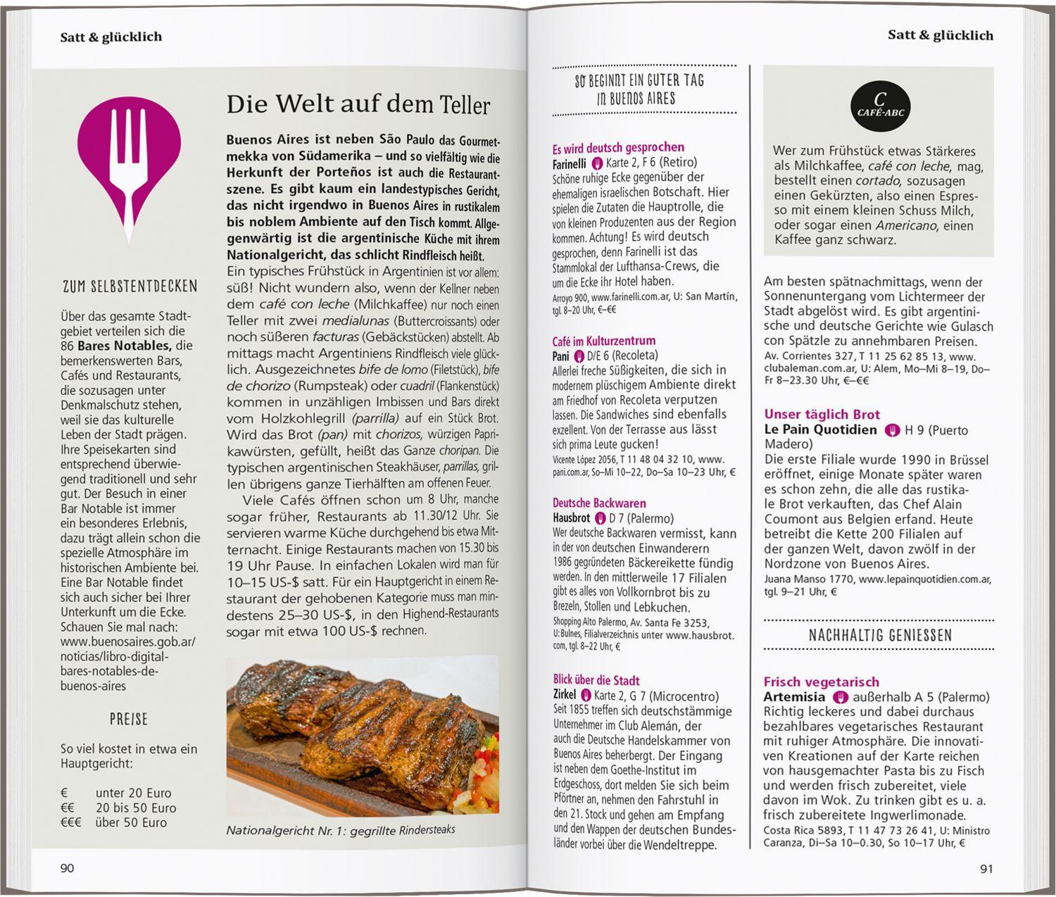 Beispielinhalt (Bild) DUMONT direkt Reiseführer Buenos Aires