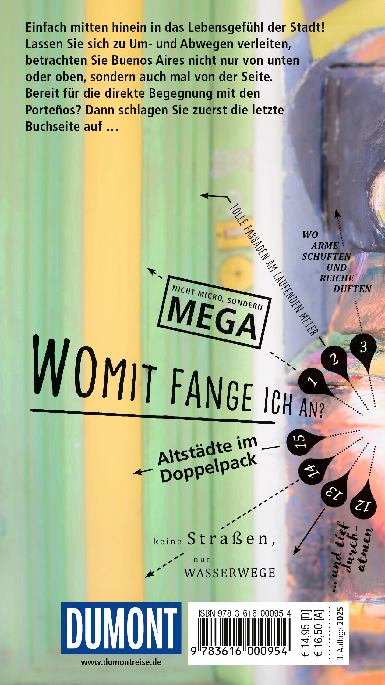 Rückseitencover DUMONT direkt Reiseführer Buenos Aires