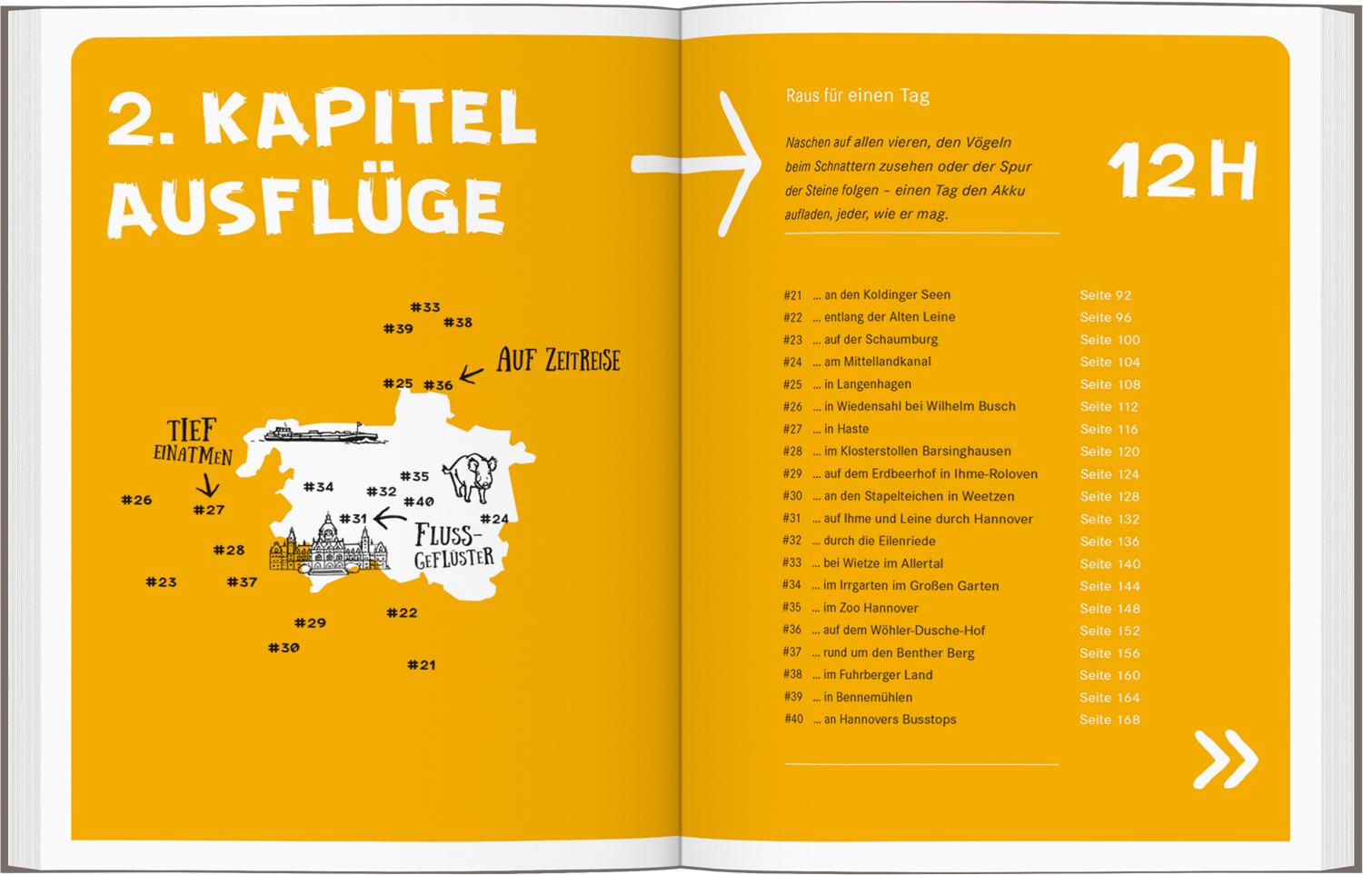 Beispielinhalt (Bild) 52 kleine & große Eskapaden in und um Hannover