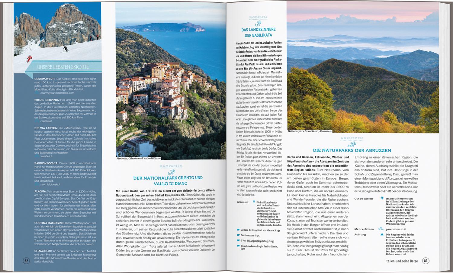 Beispielinhalt (Bild) DUMONT Bildband Atlas der Reiselust Italien