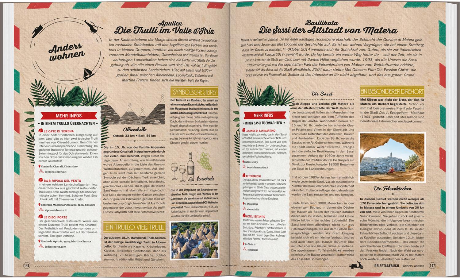 Beispielinhalt (Bild) DUMONT Bildband Atlas der Reiselust Italien