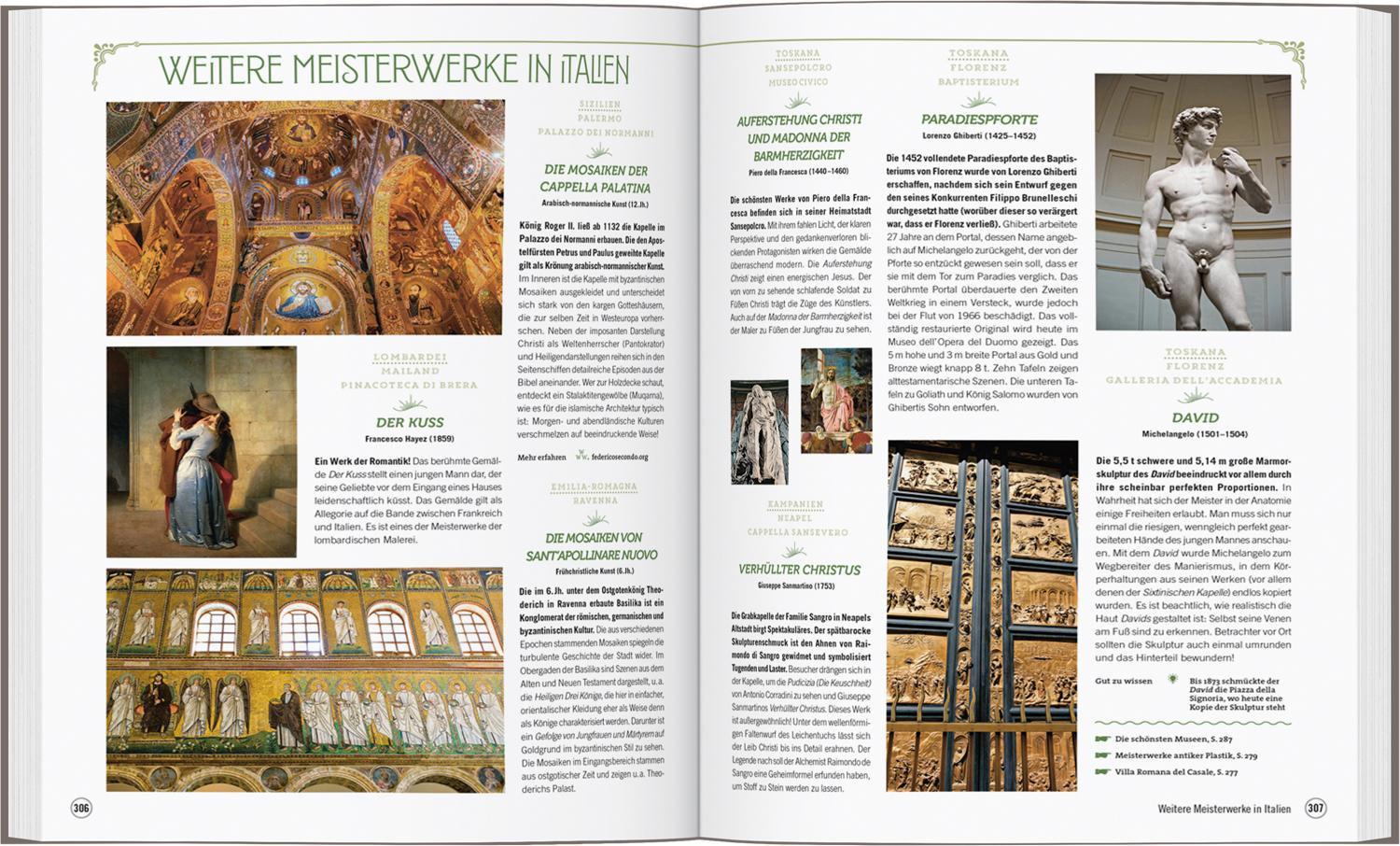 Beispielinhalt (Bild) DUMONT Bildband Atlas der Reiselust Italien
