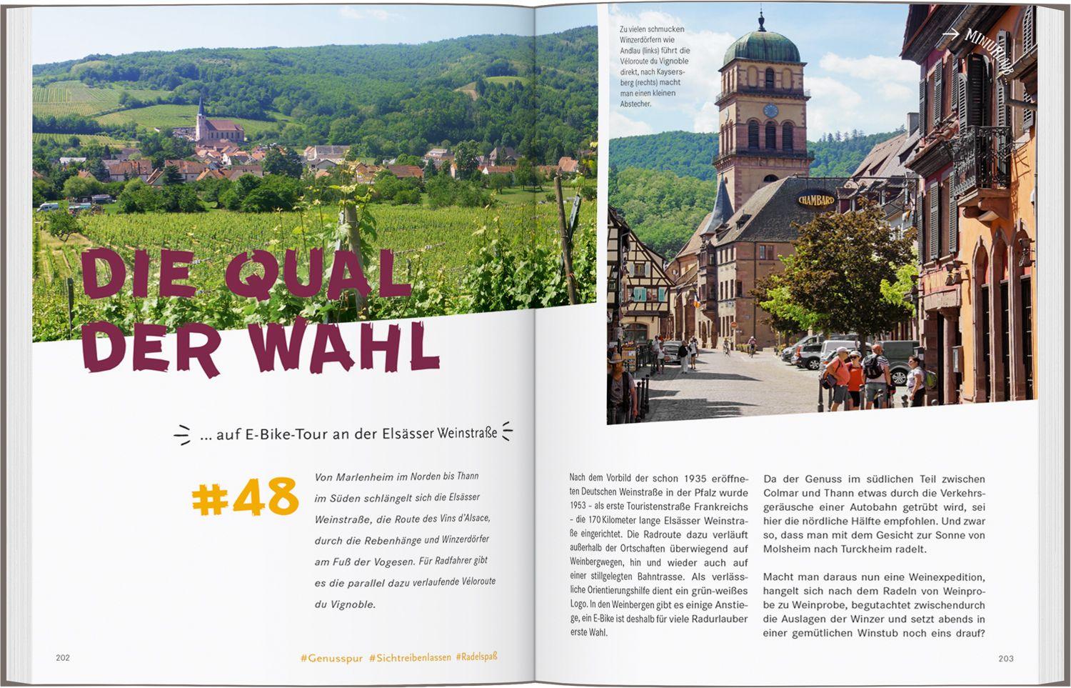 Beispielinhalt (Bild) 52 kleine & große Eskapaden im Elsass