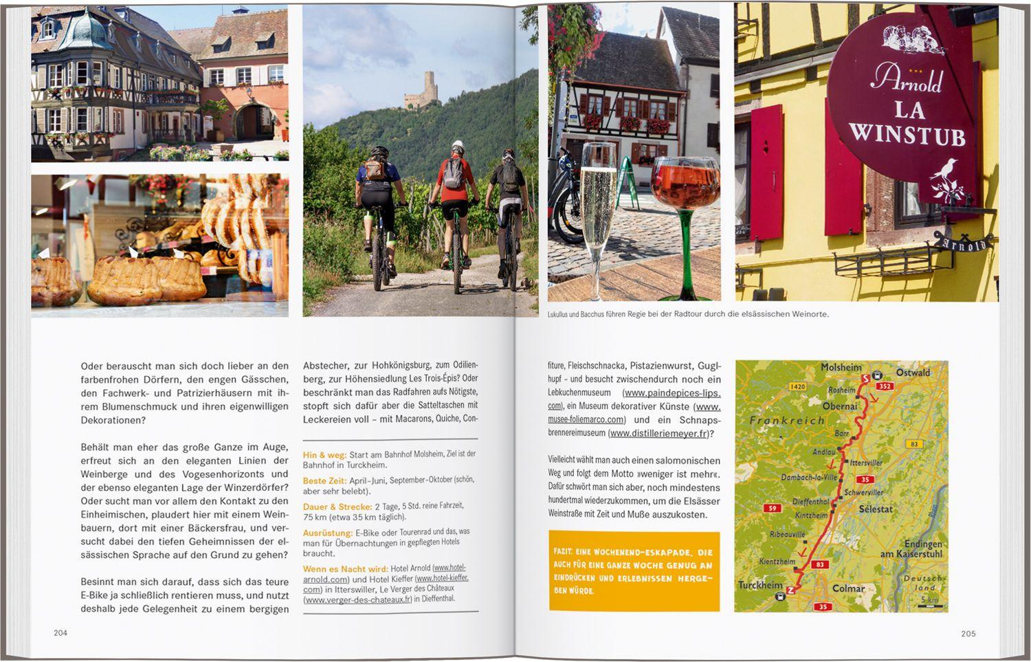 Beispielinhalt (Bild) 52 kleine & große Eskapaden im Elsass