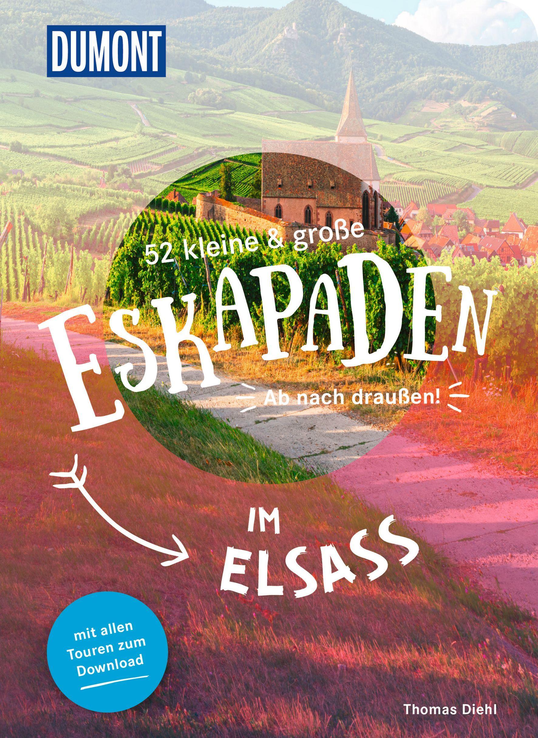 Vorderes Coverbild 52 kleine & große Eskapaden im Elsass