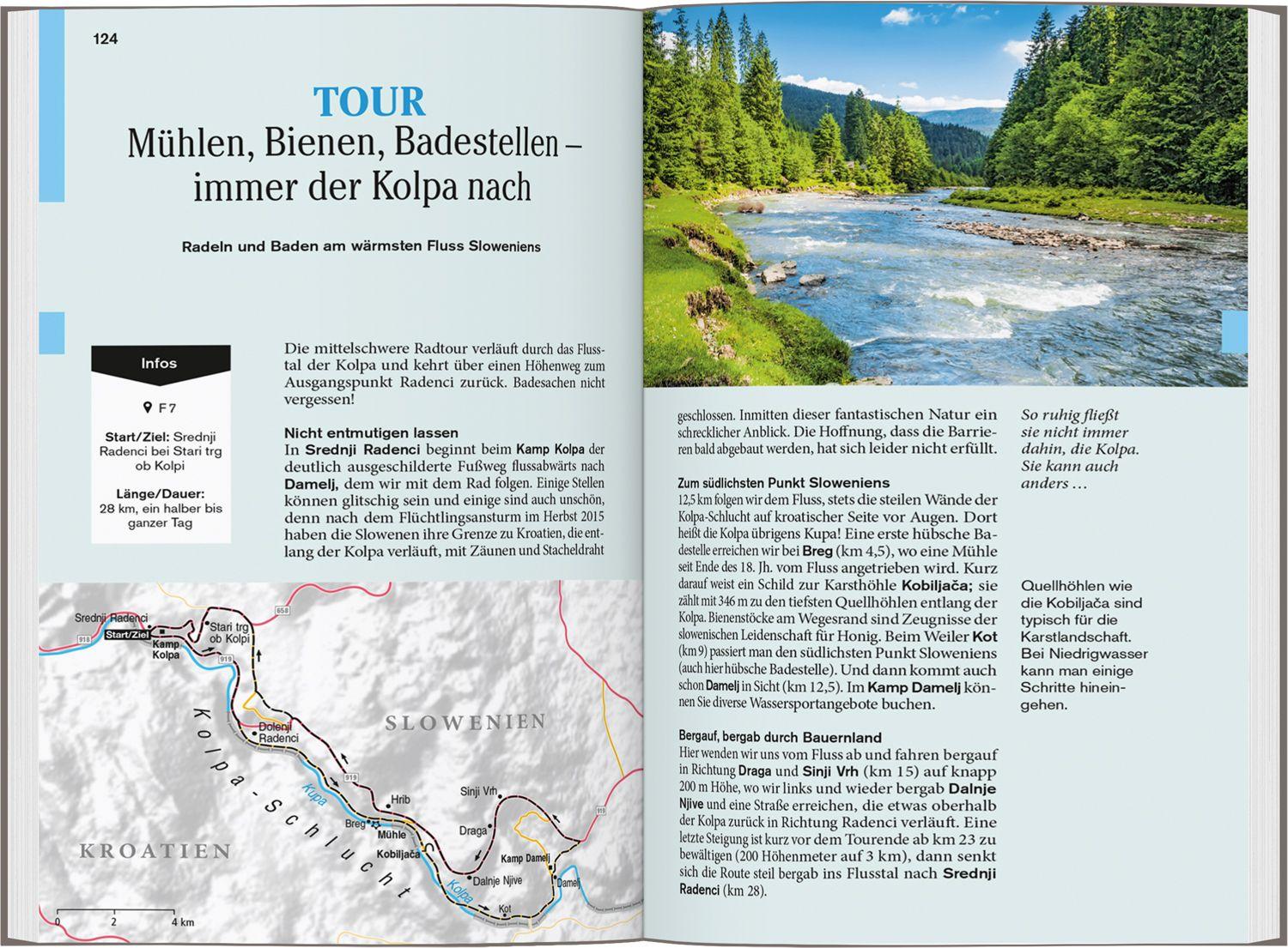 Beispielinhalt (Bild) DUMONT Reise-Taschenbuch Reiseführer Slowenien & Istrien