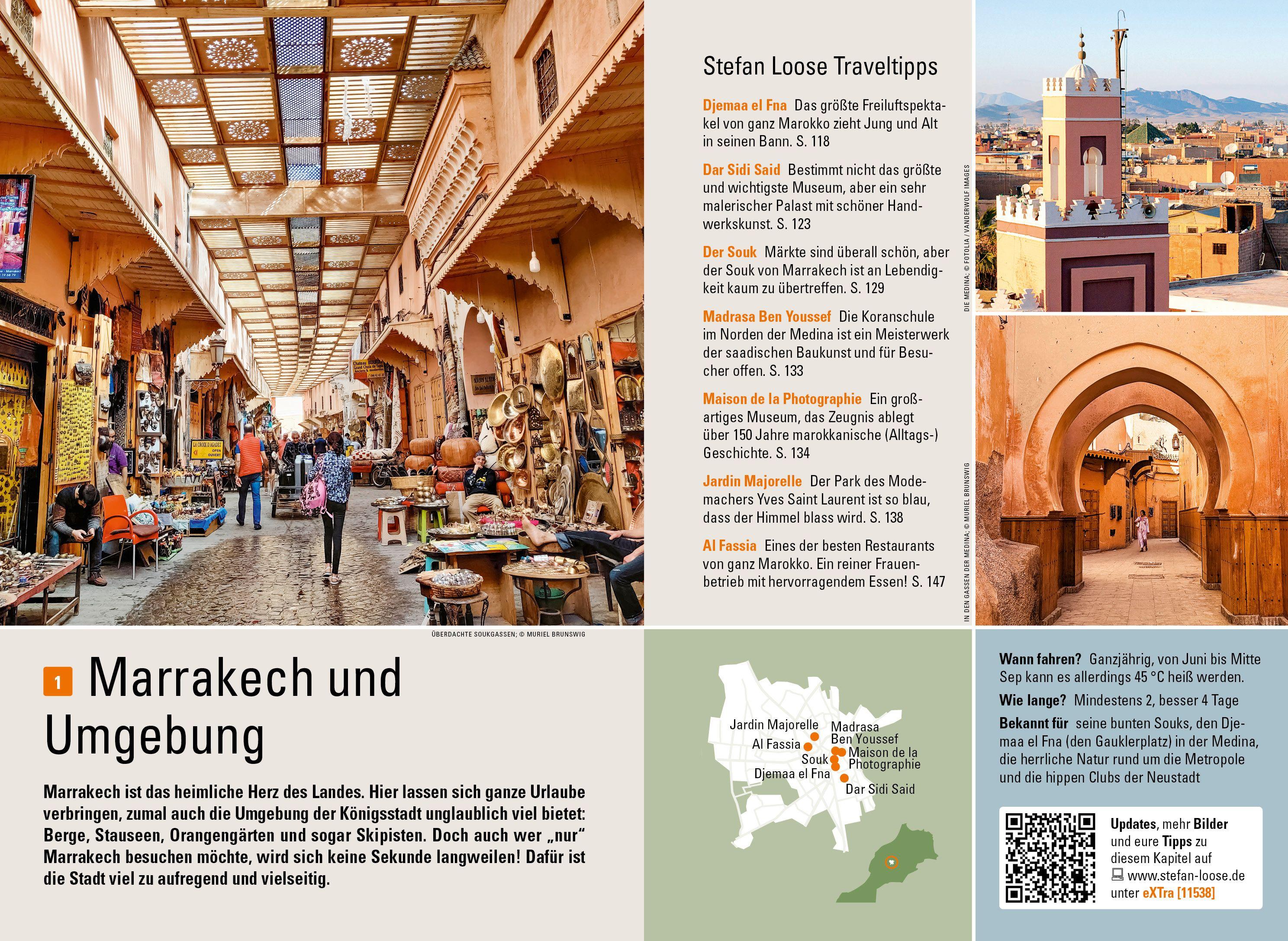 Beispielinhalt (Bild) Stefan Loose Reiseführer Marokko