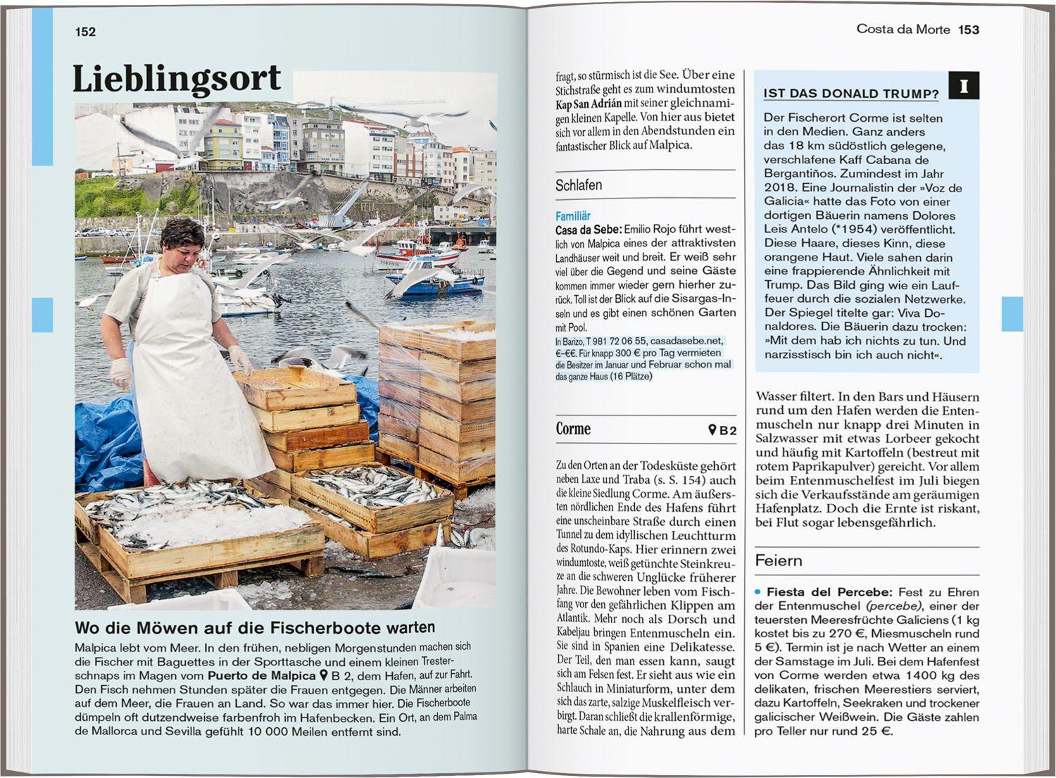 Beispielinhalt (Bild) DUMONT Reise-Taschenbuch Reiseführer Galicien & Jakobsweg