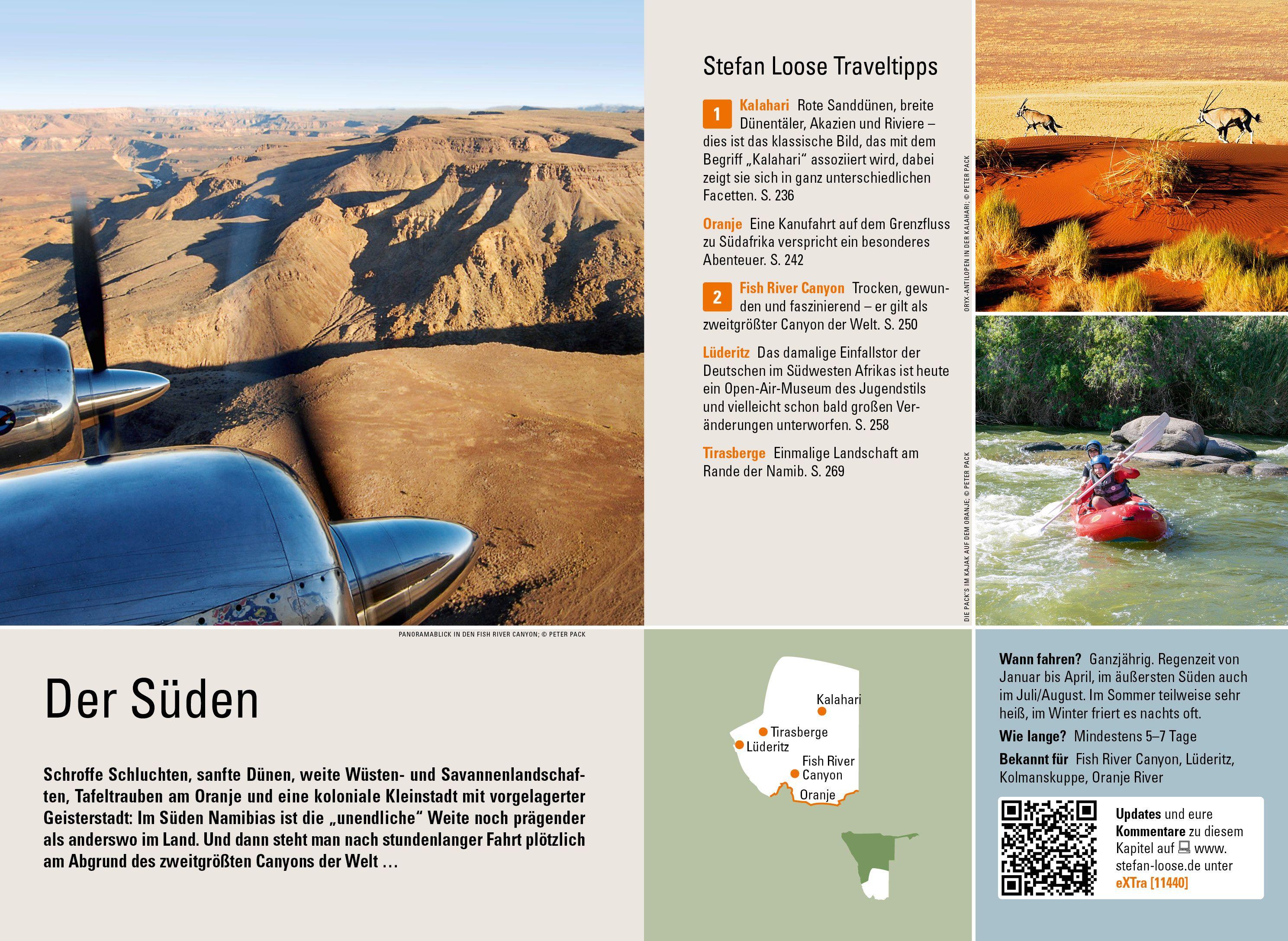 Beispielinhalt (Bild) Stefan Loose Reiseführer Namibia
