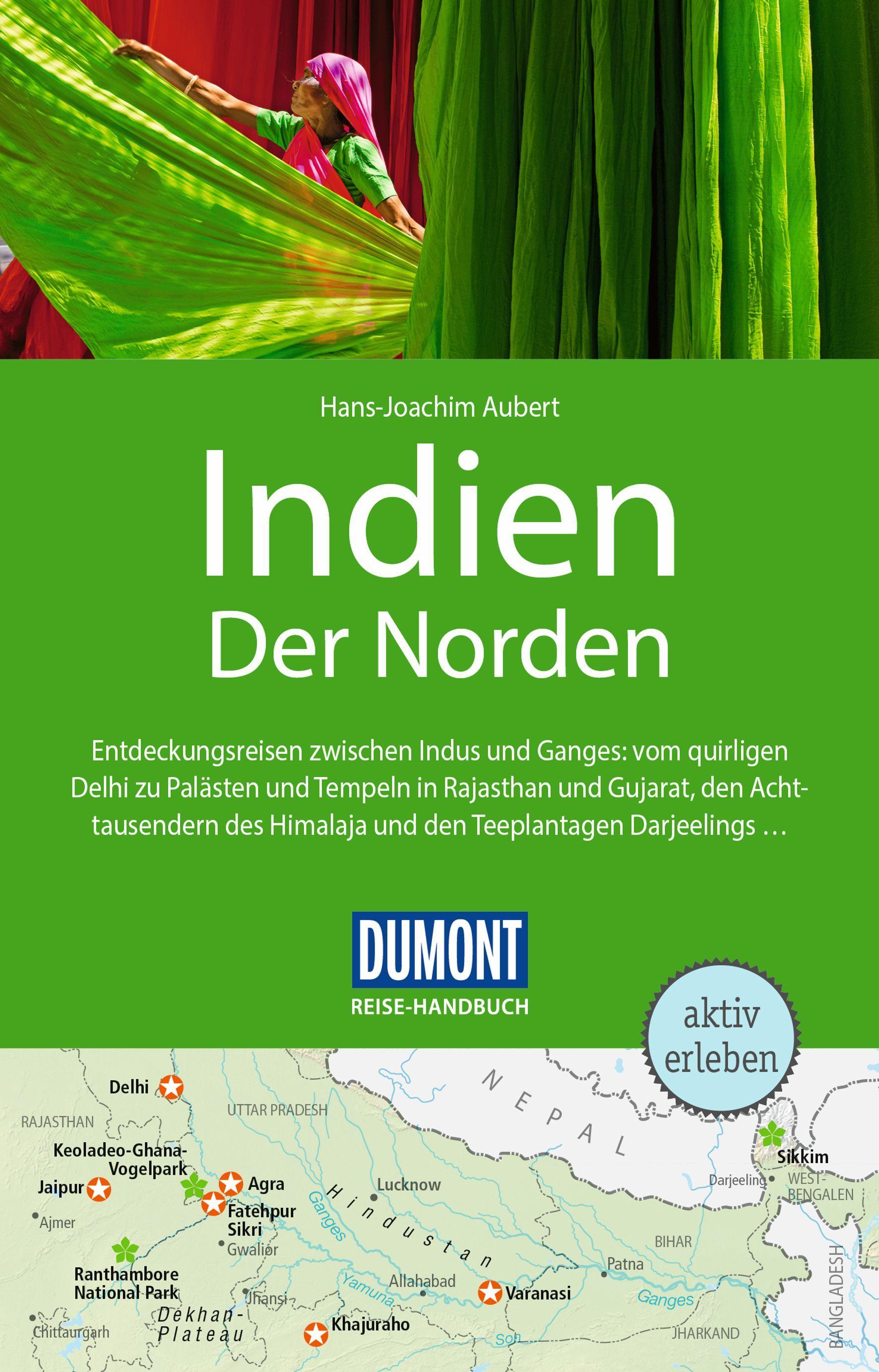 Vorderes Coverbild DUMONT Reise-Handbuch Reiseführer Indien, Der Norden