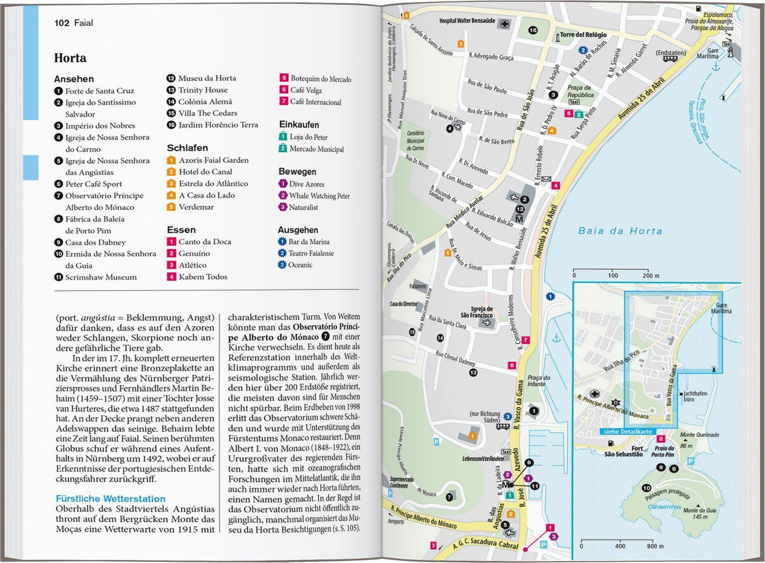 Beispielinhalt (Bild) DUMONT Reise-Taschenbuch Reiseführer Azoren