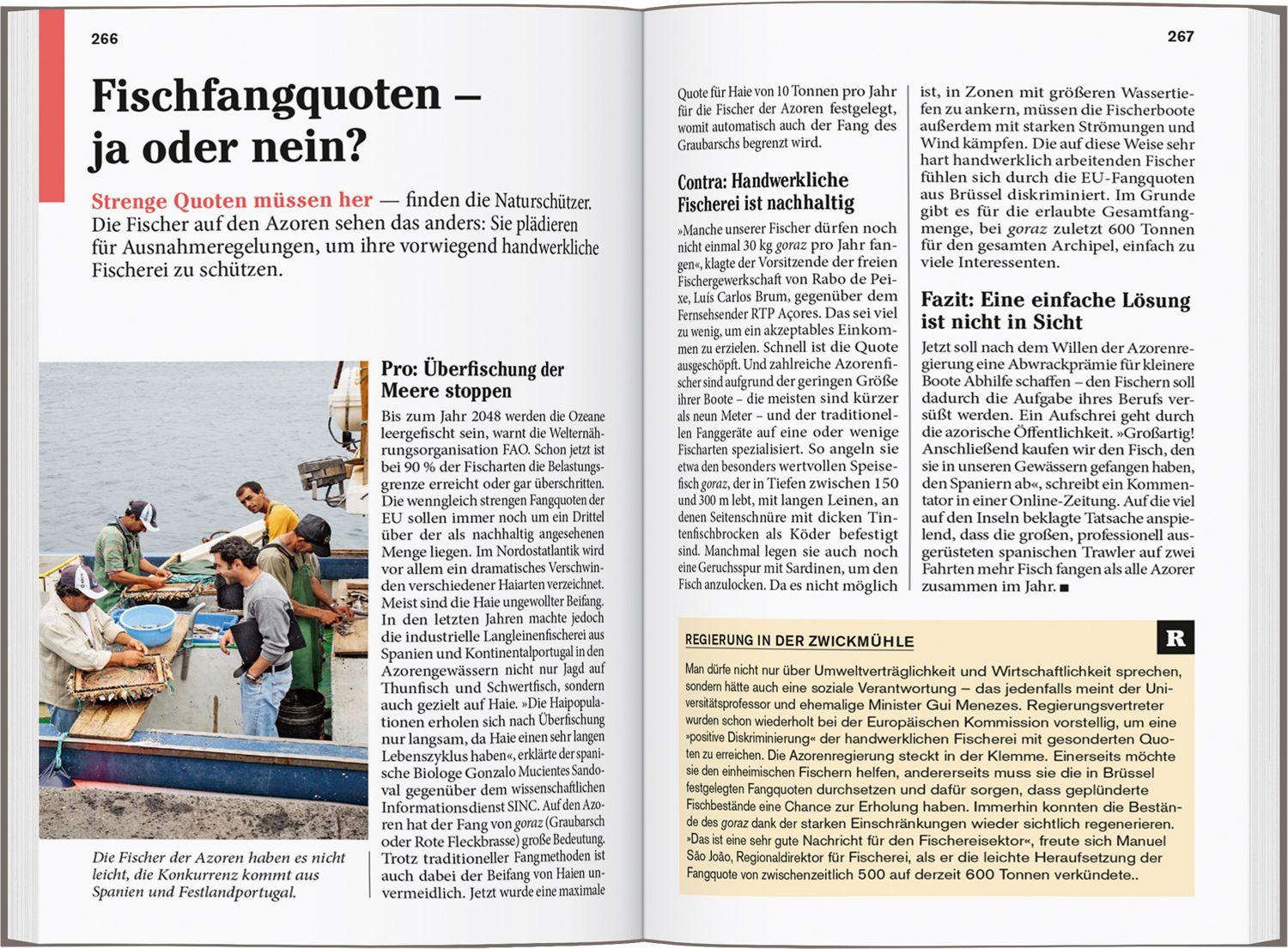 Beispielinhalt (Bild) DUMONT Reise-Taschenbuch Reiseführer Azoren