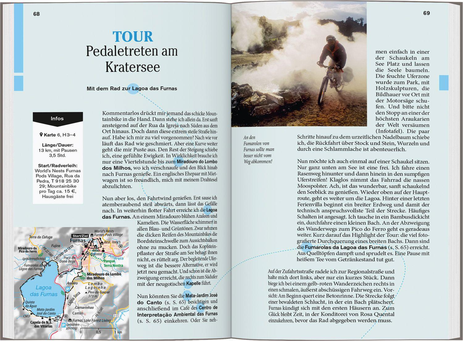 Beispielinhalt (Bild) DUMONT Reise-Taschenbuch Reiseführer Azoren