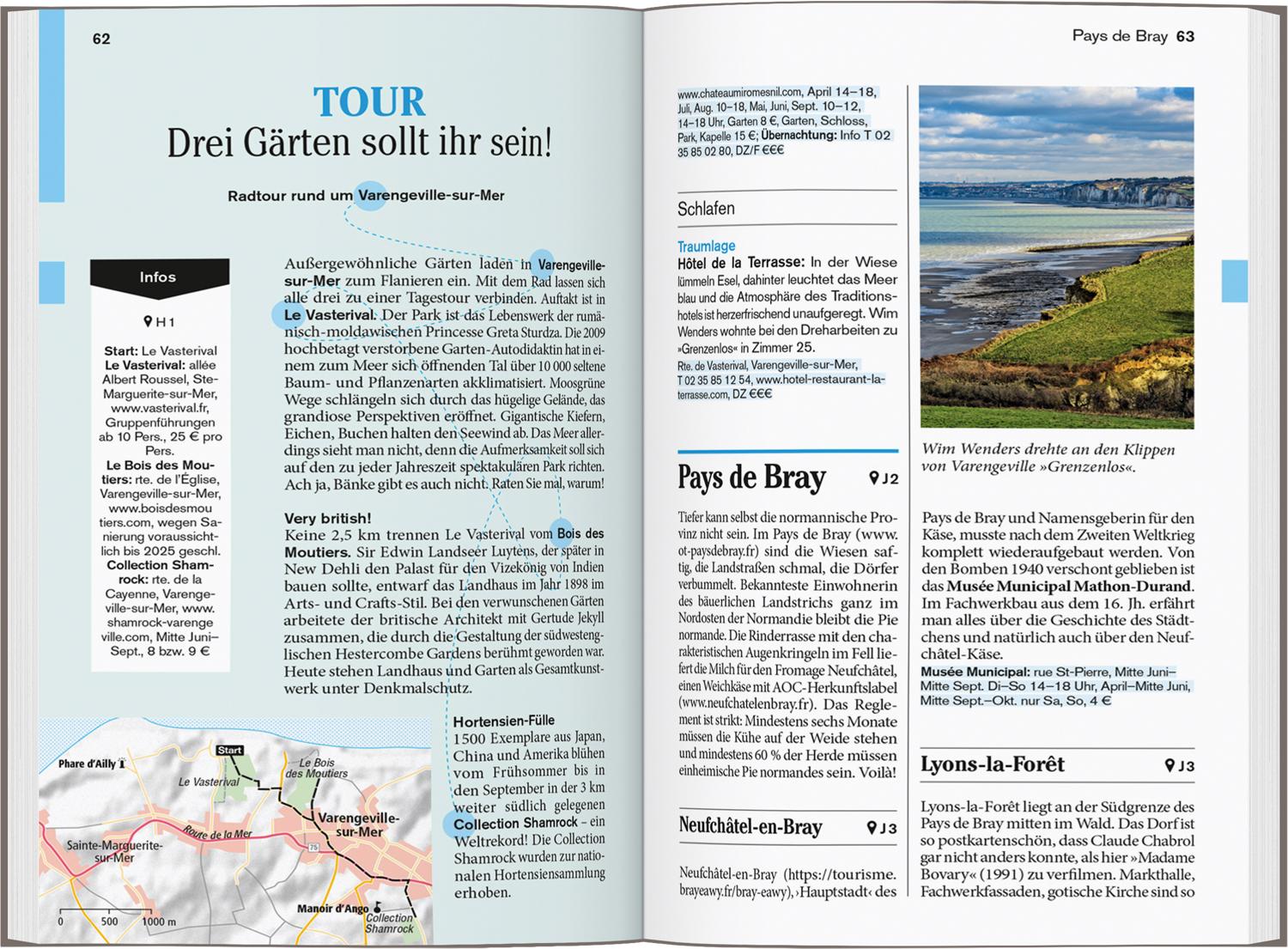 Beispielinhalt (Bild) DUMONT Reise-Taschenbuch Reiseführer Normandie
