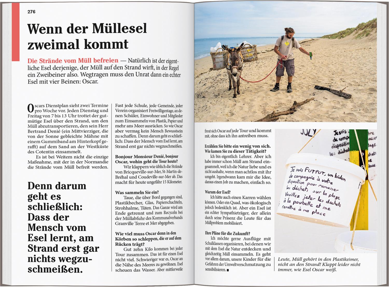 Beispielinhalt (Bild) DUMONT Reise-Taschenbuch Reiseführer Normandie