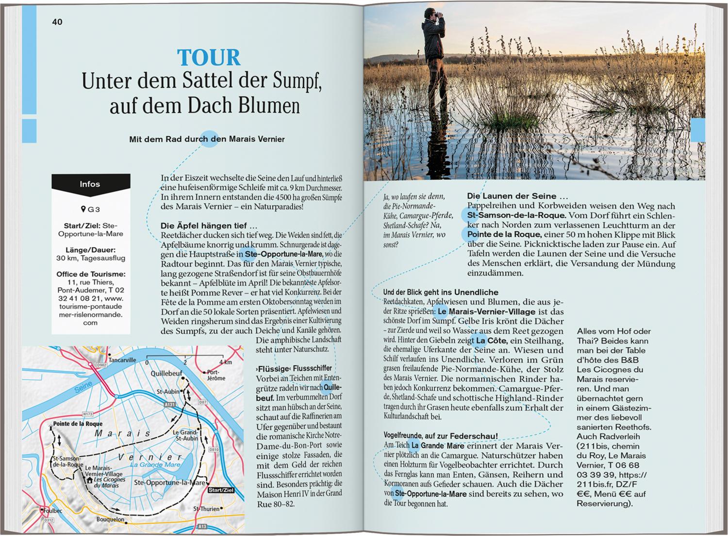 Beispielinhalt (Bild) DUMONT Reise-Taschenbuch Reiseführer Normandie