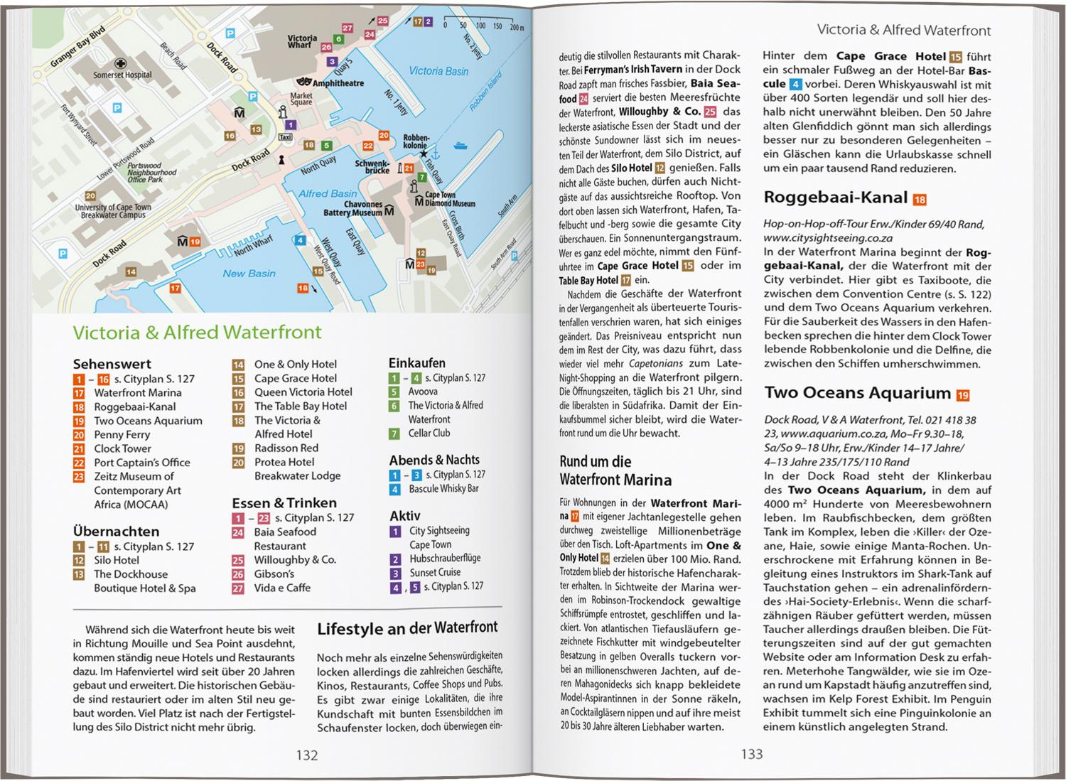 Beispielinhalt (Bild) DUMONT Reise-Handbuch Reiseführer Südafrika
