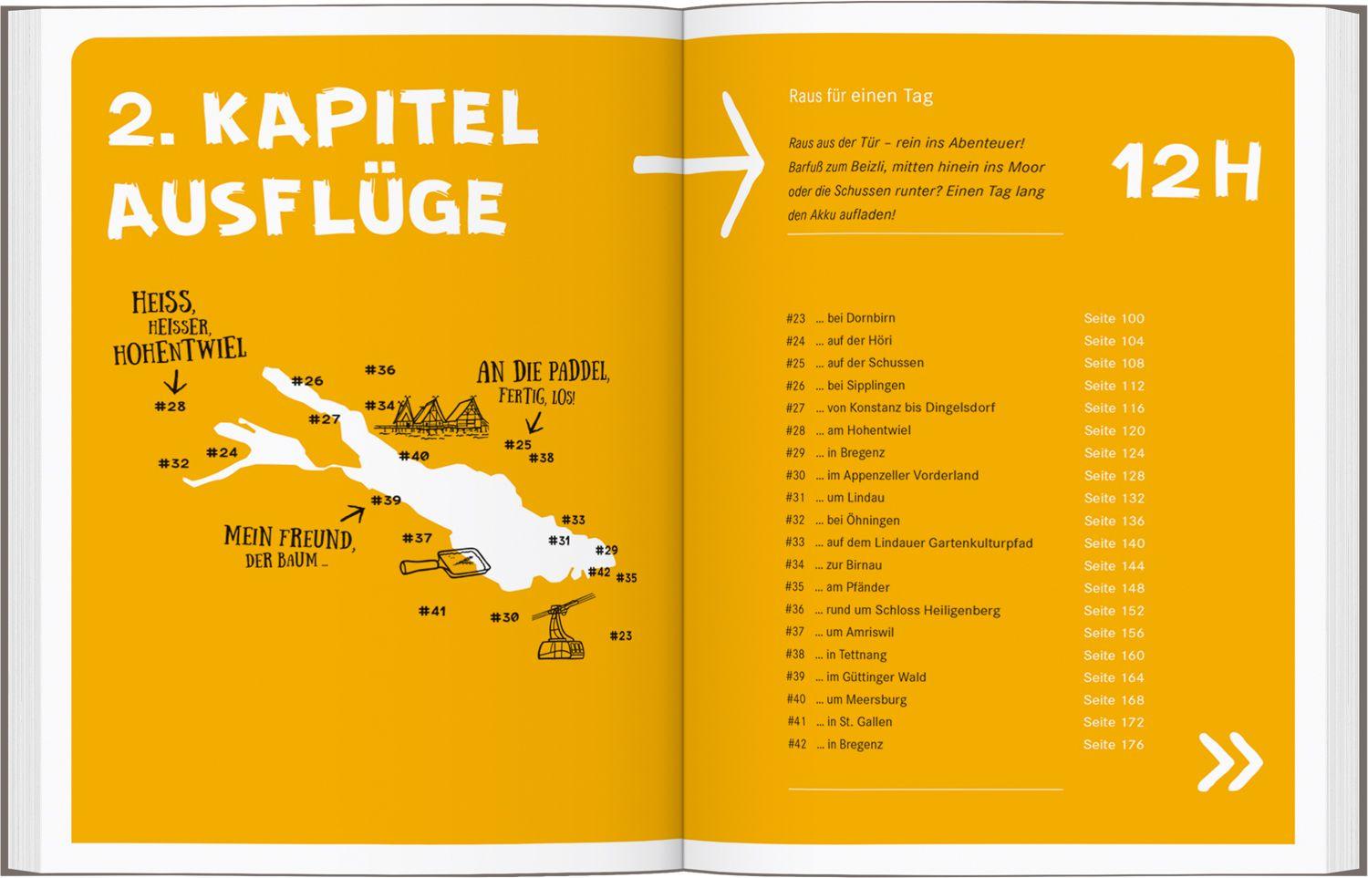 Beispielinhalt (Bild) 52 kleine & große Eskapaden am und um den Bodensee