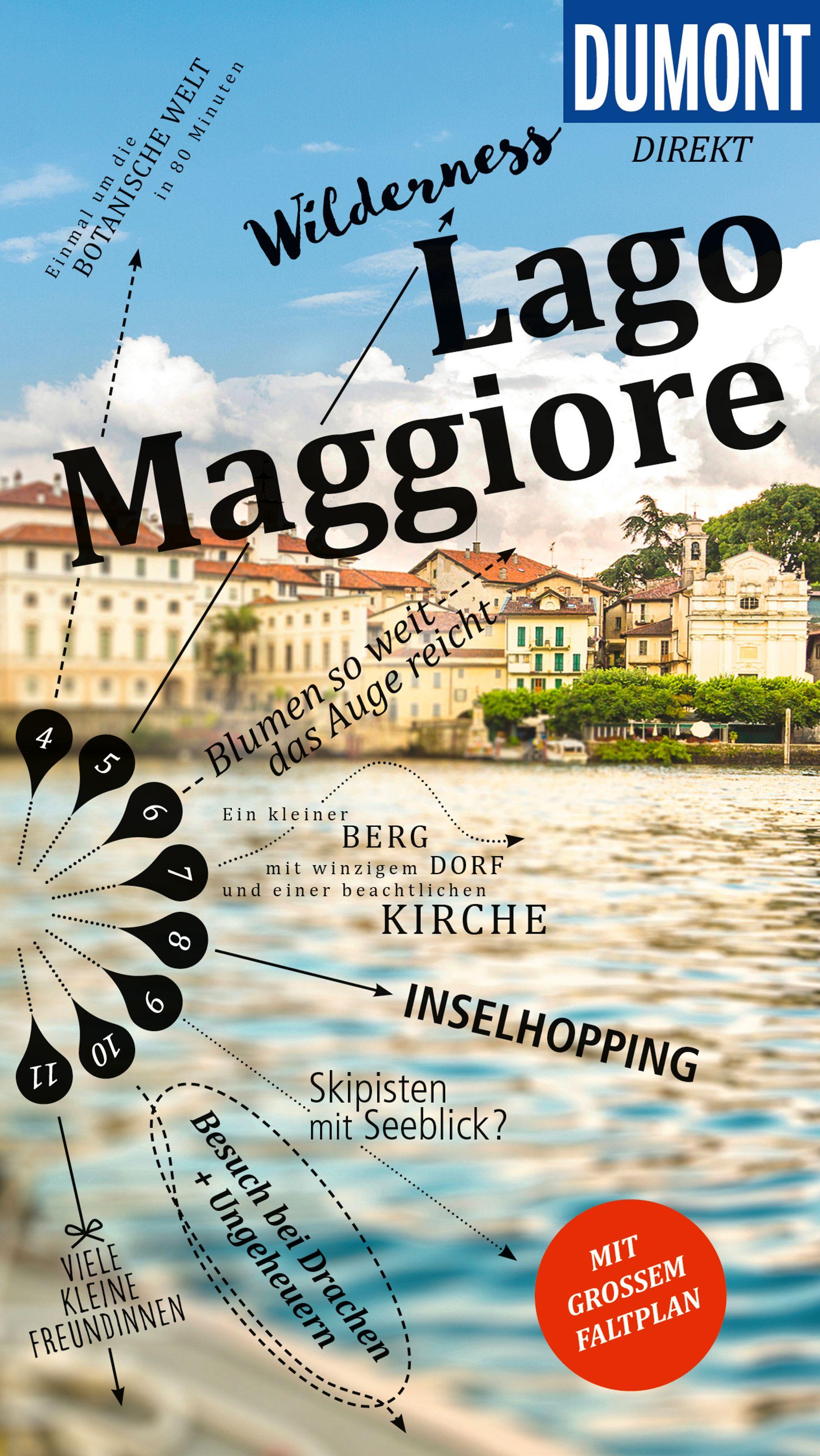 Vorderes Coverbild DUMONT direkt Reiseführer Lago Maggiore