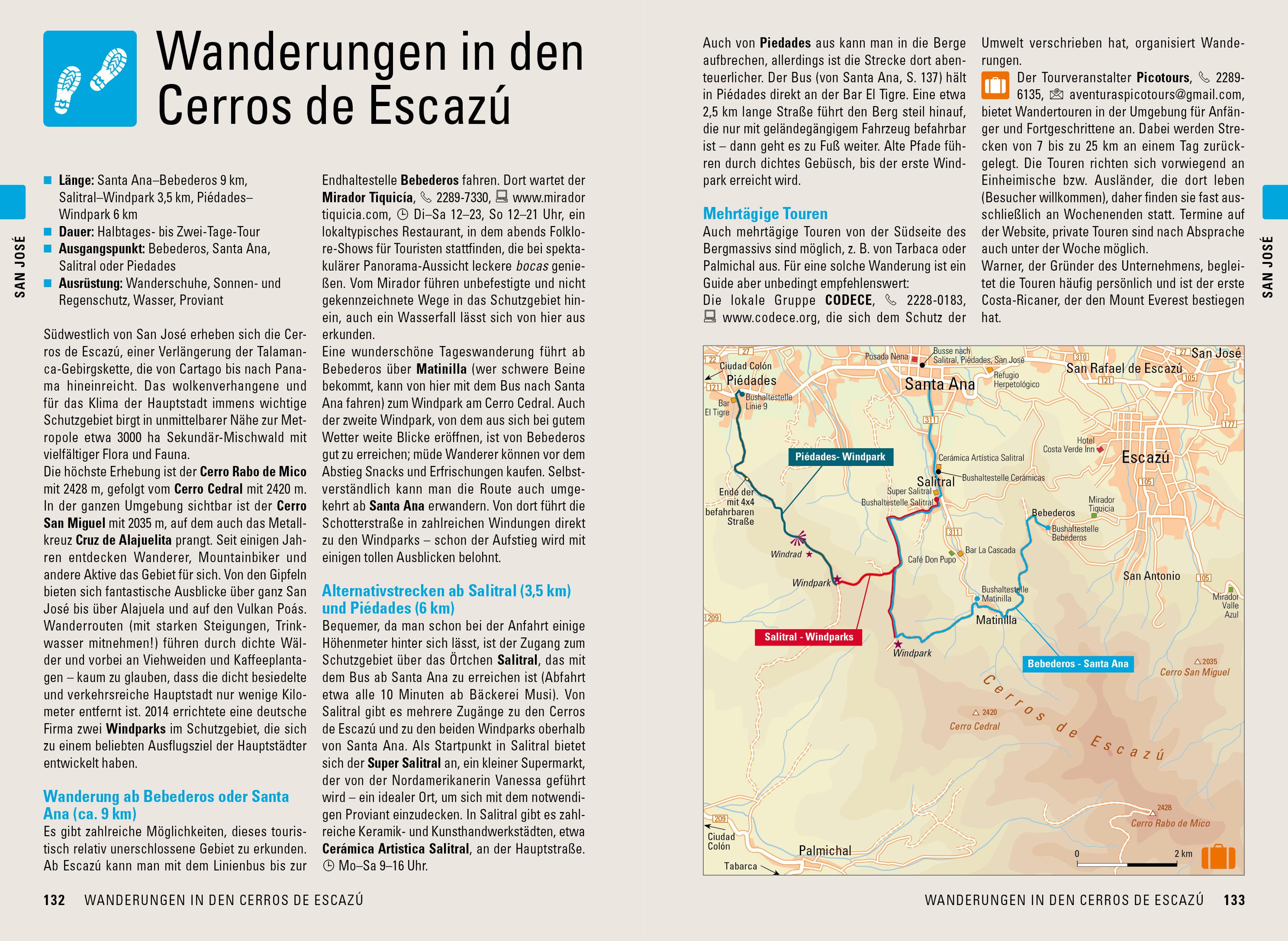 Beispielinhalt (Bild) Stefan Loose Reiseführer Costa Rica