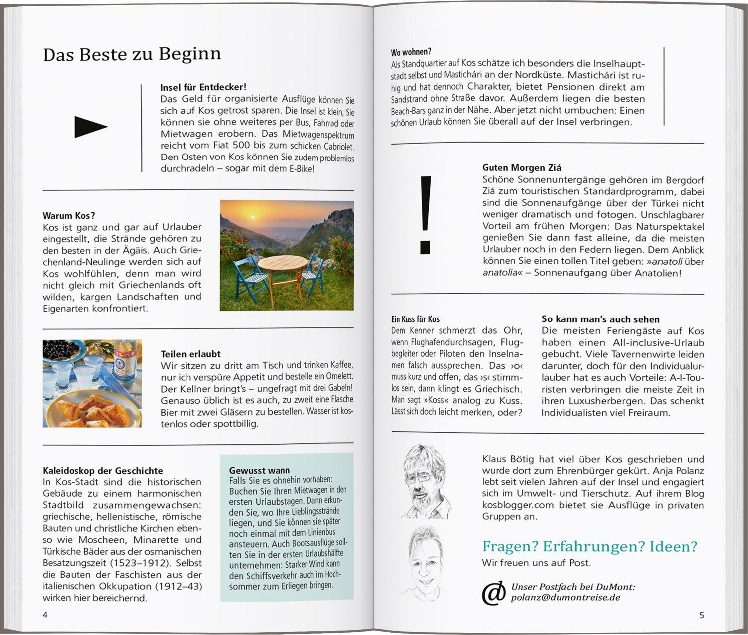 Beispielinhalt (Bild) DUMONT direkt Reiseführer Kos