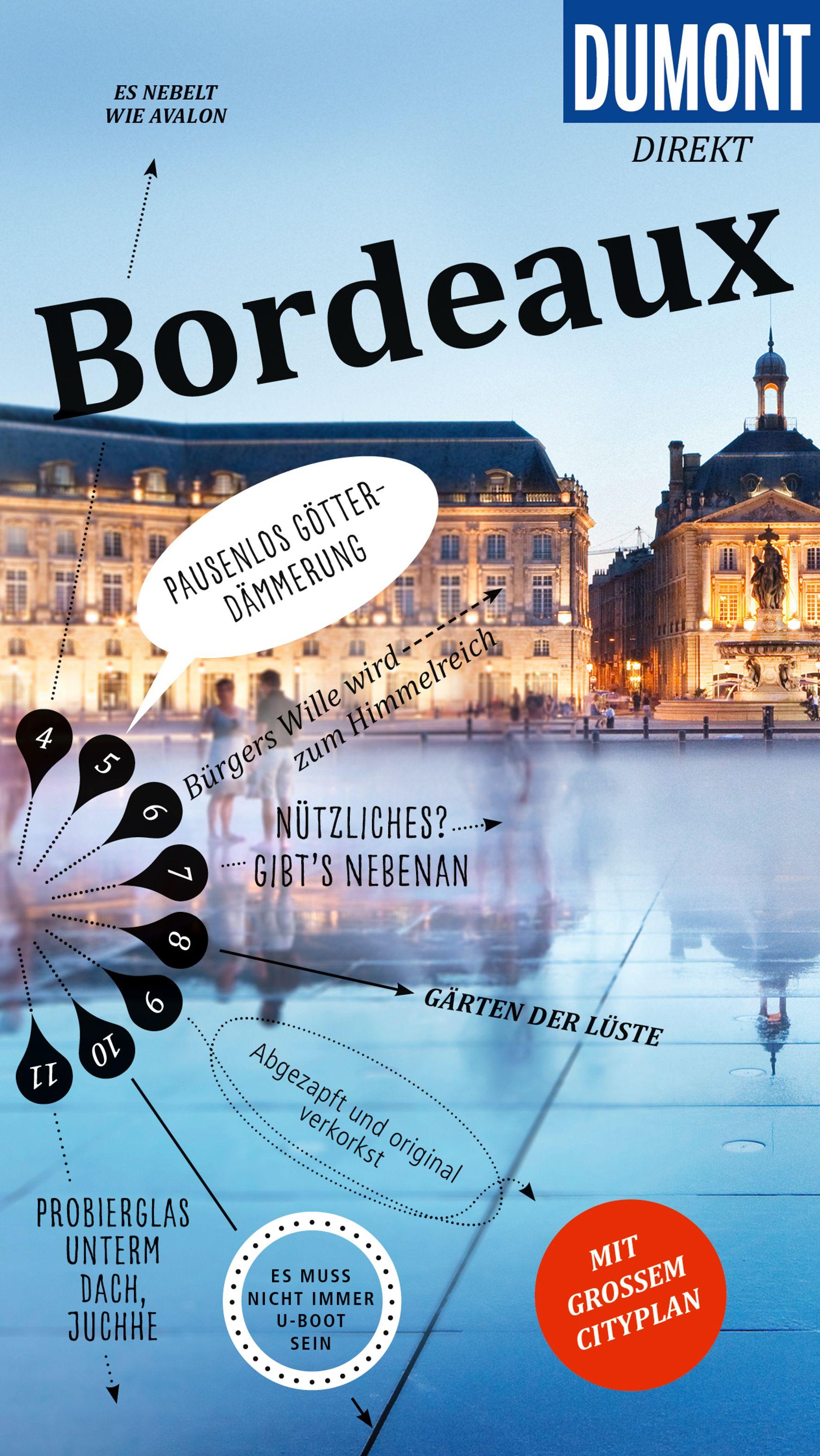 Vorderes Coverbild DUMONT direkt Reiseführer Bordeaux