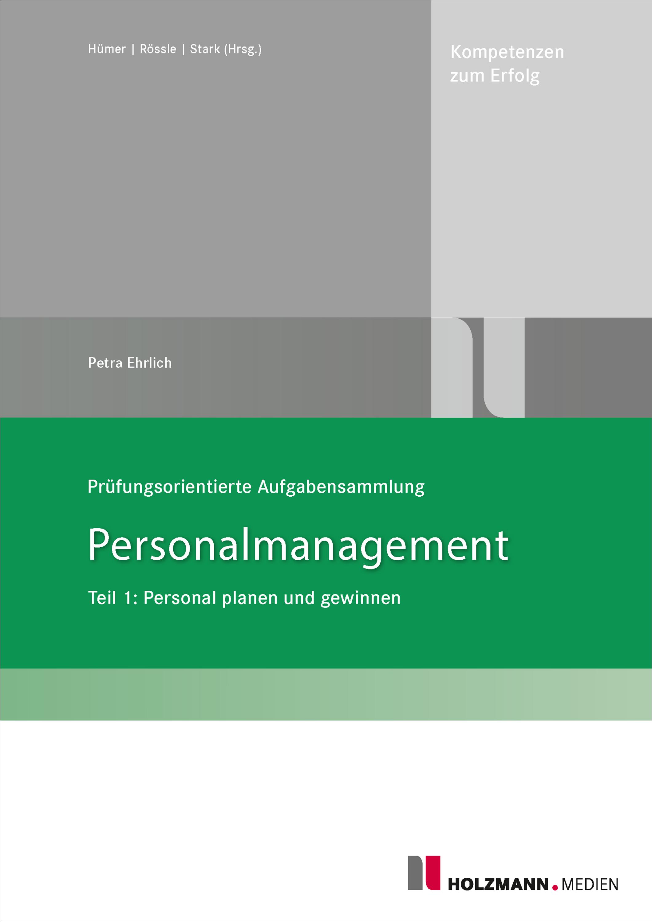 Vorderes Coverbild Prüfungsorientierte Aufgabensammlung Personalmanagement Teil 1: