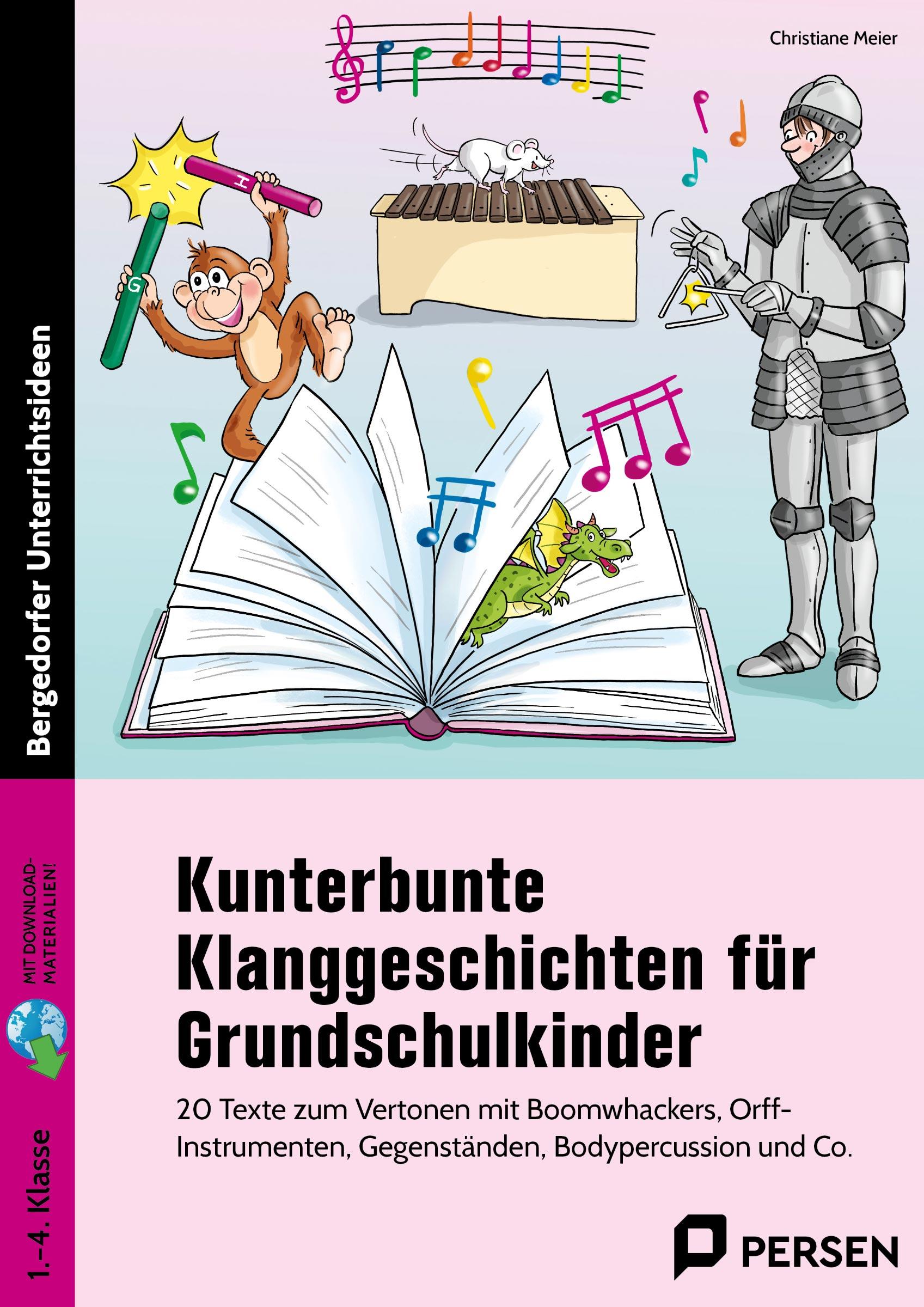 Vorderes Coverbild Kunterbunte Klanggeschichten für Grundschulkinder. Mit Download