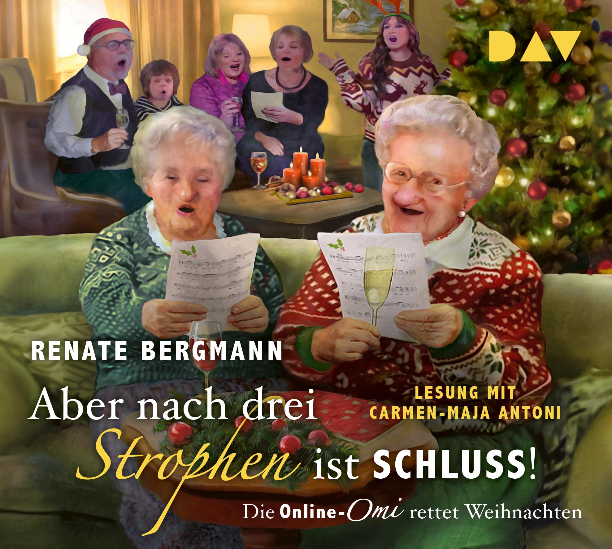 Vorderes Coverbild Aber nach drei Strophen ist Schluss! Die Online-Omi rettet Weihnachten